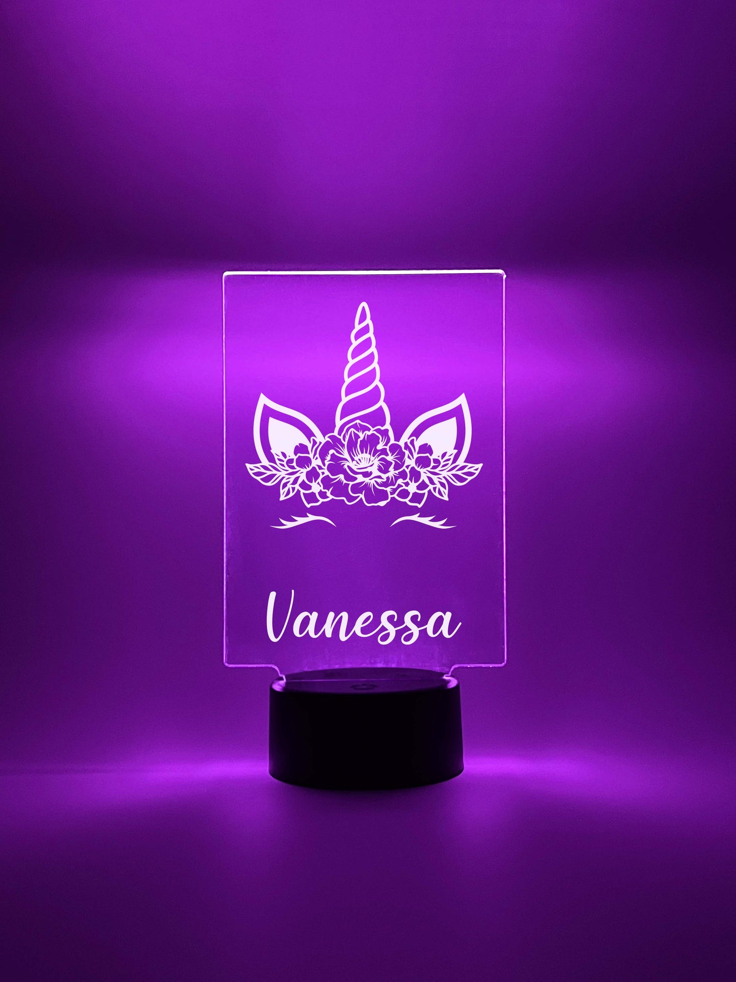 Custom Unicorn Design Night Light Up Table LED Lamp