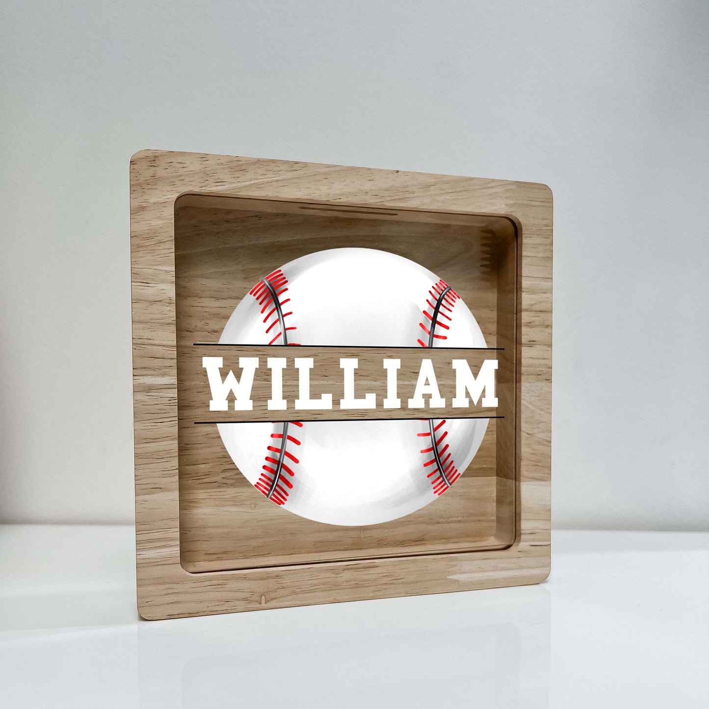 Personalized Baseball Savings Banks