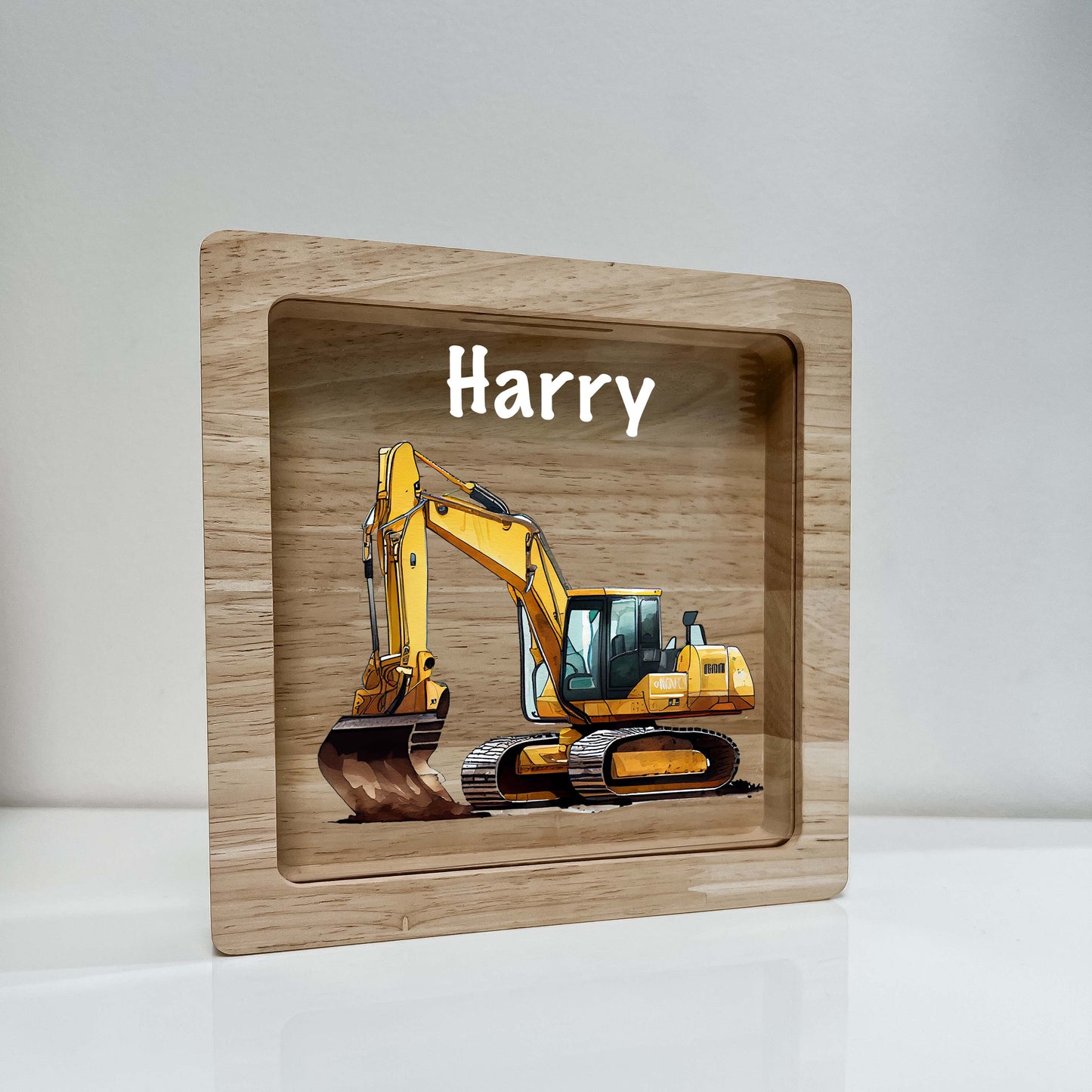 Personalized Excavator Savings Banks