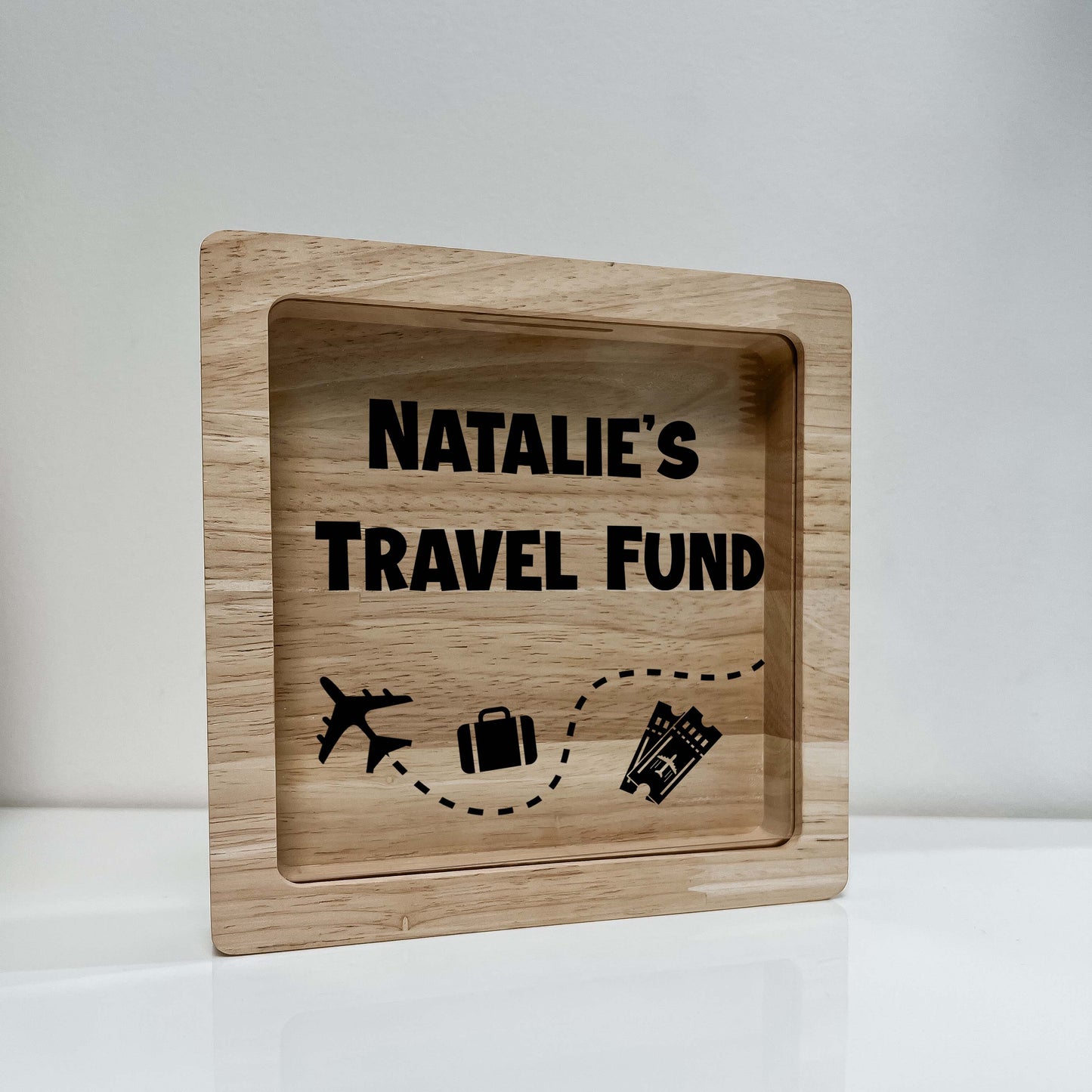 Personalized Travel Fund Savings Banks