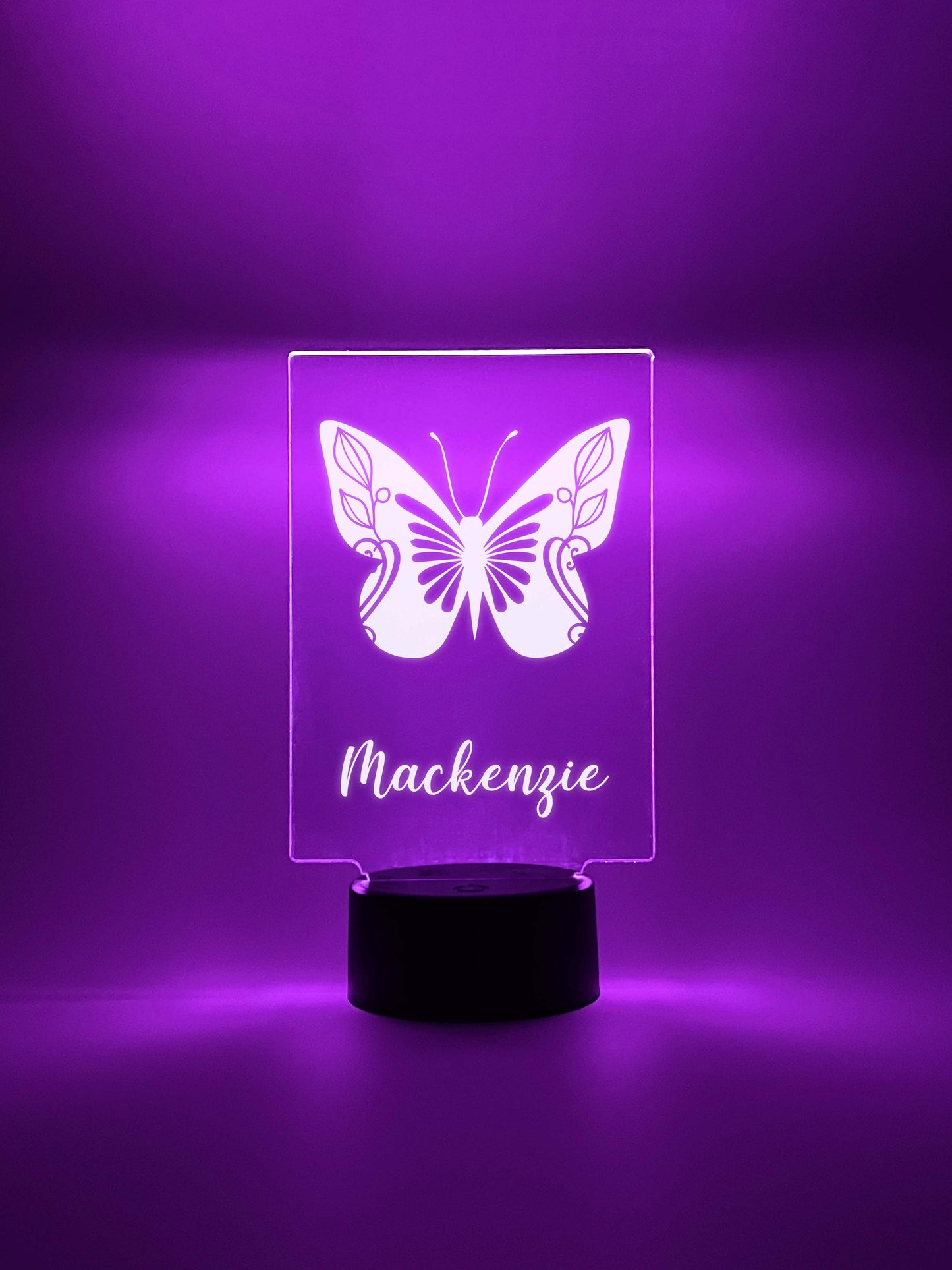 Custom Butterfly Design Night Light Up Table LED Lamp
