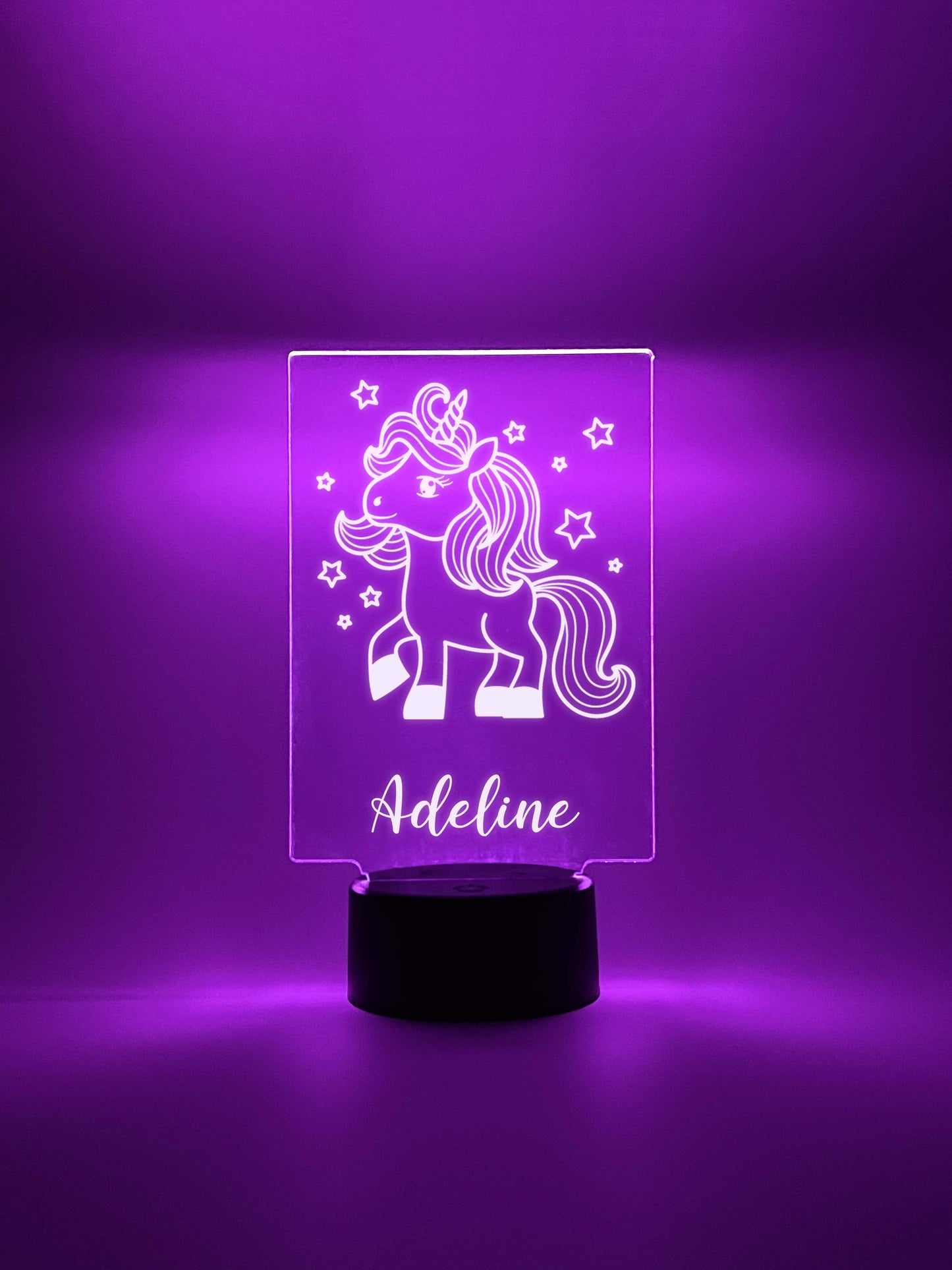 Custom Unicorn Design Night Light Up Table LED Lamp
