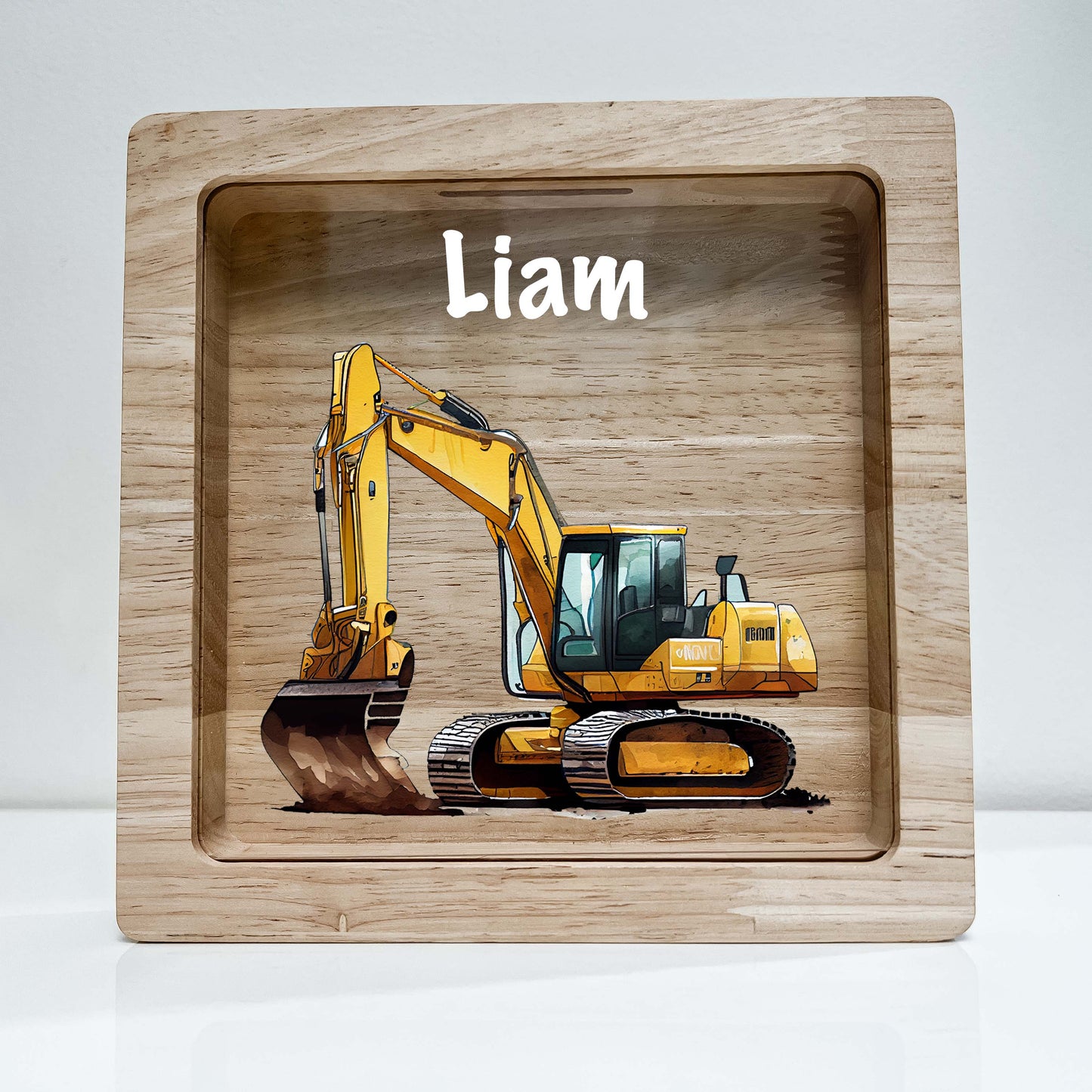 Personalized Excavator Savings Banks