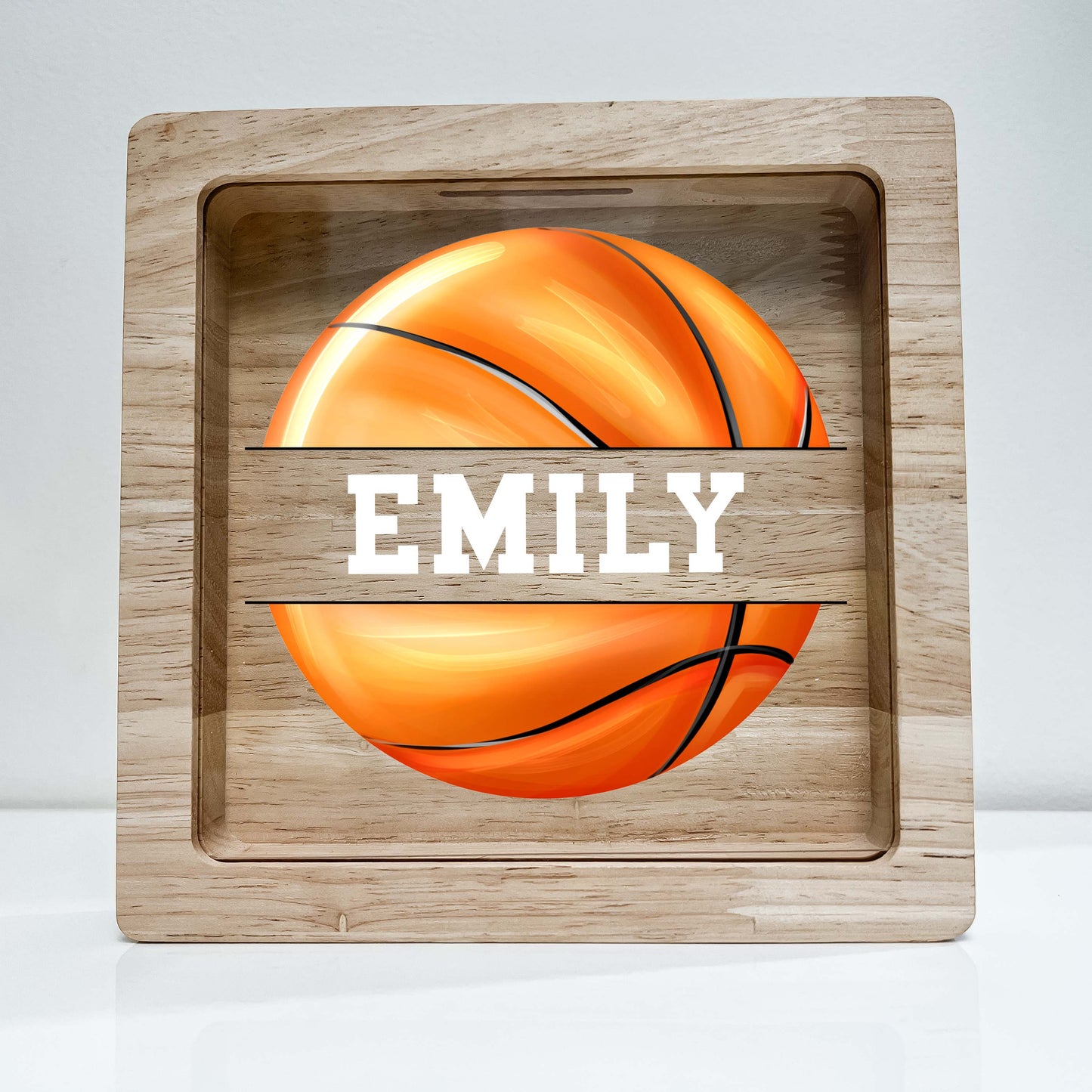 Personalized Basketball Savings Banks