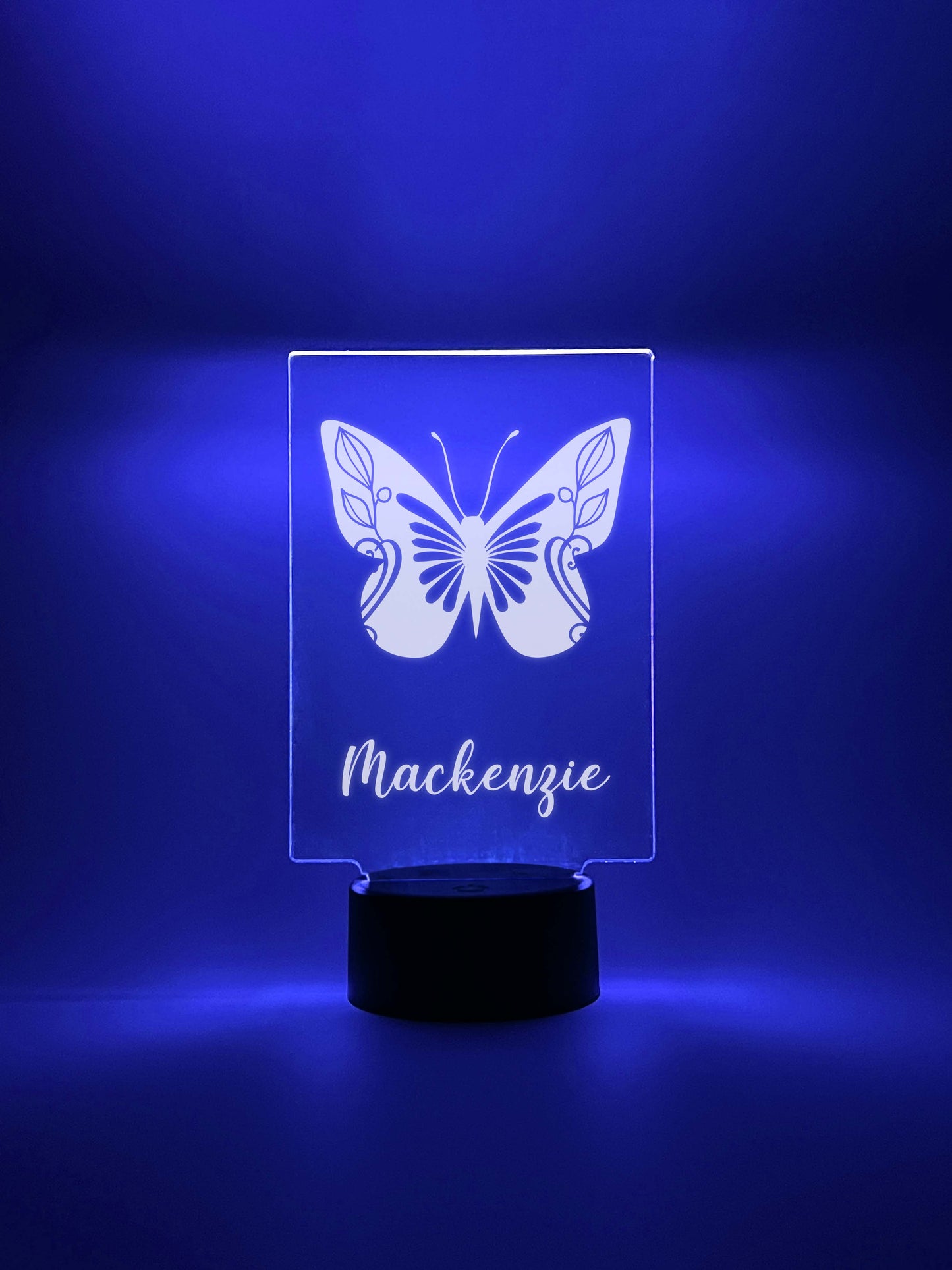 Custom Butterfly Design Night Light Up Table LED Lamp
