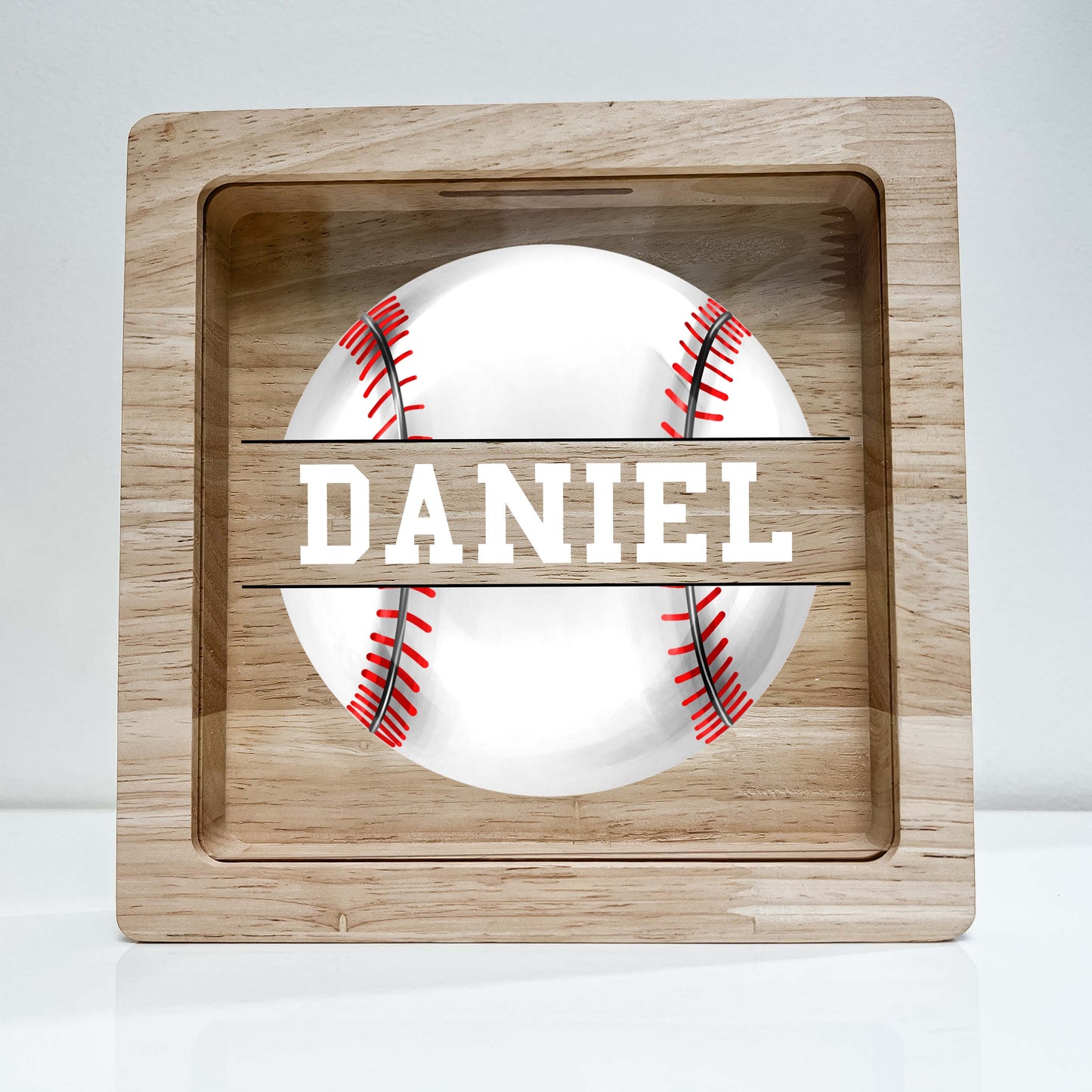 Personalized Baseball Savings Banks