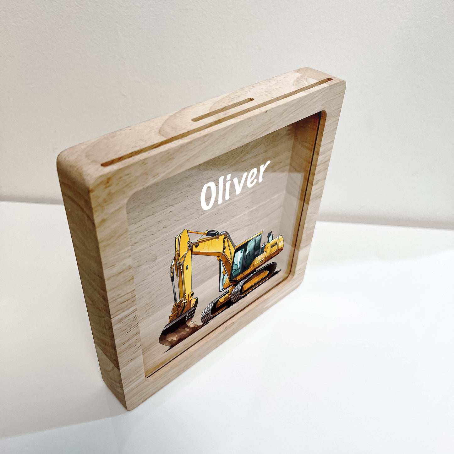 Personalized Excavator Savings Banks