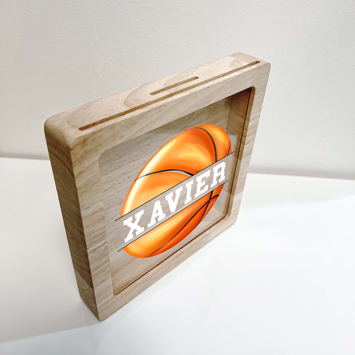 Personalized Basketball Savings Banks