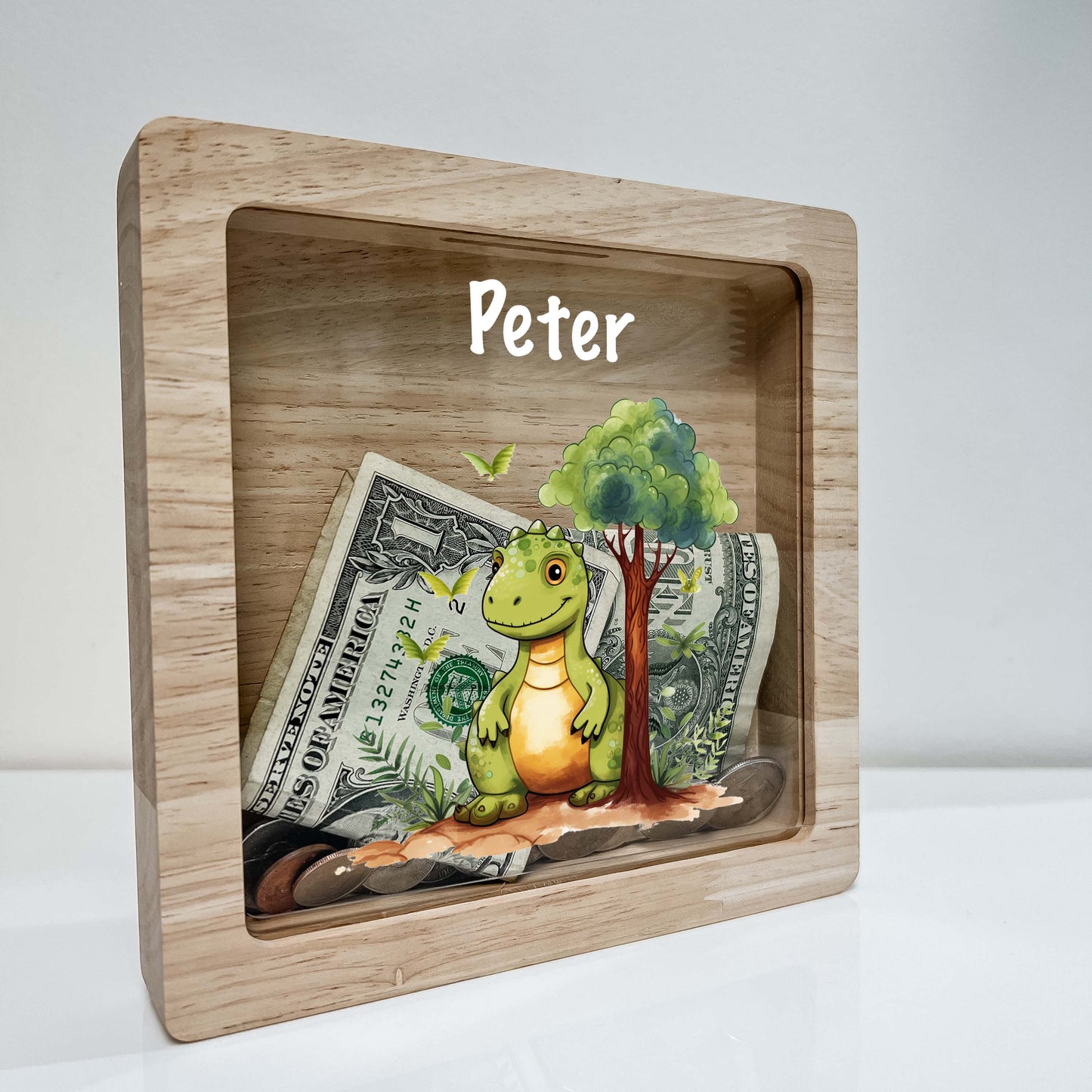 Personalized Dinosaur Savings Banks