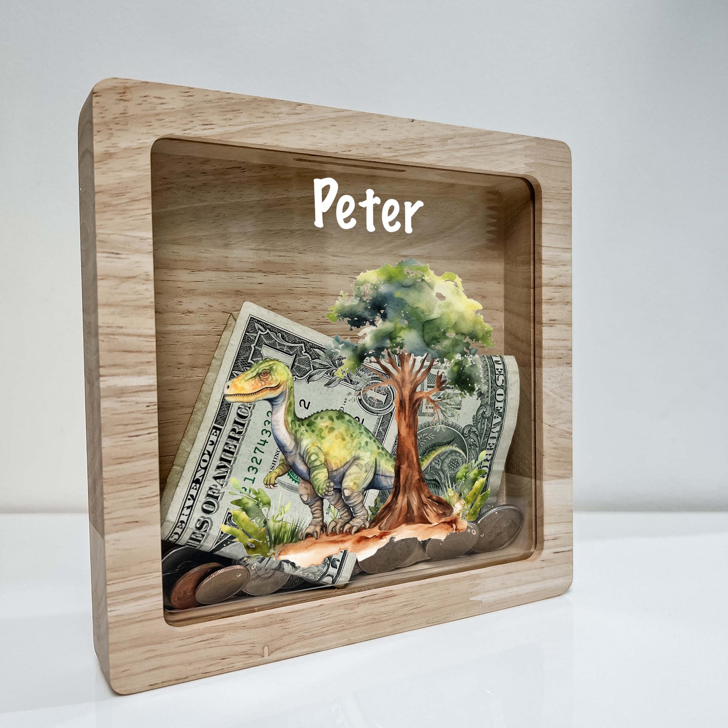 Personalized Dinosaur Savings Banks