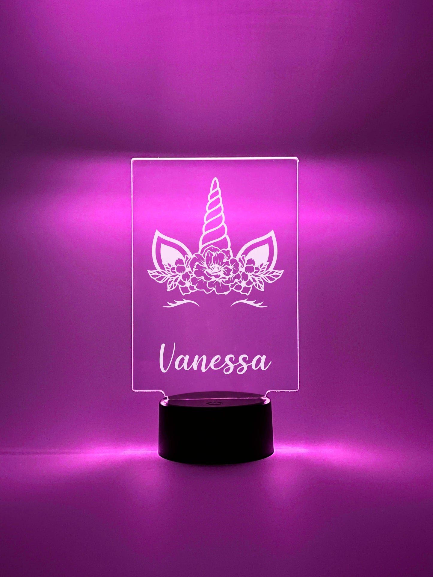Custom Unicorn Design Night Light Up Table LED Lamp