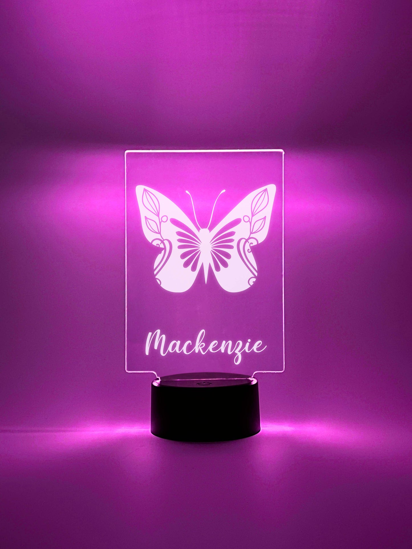 Custom Butterfly Design Night Light Up Table LED Lamp