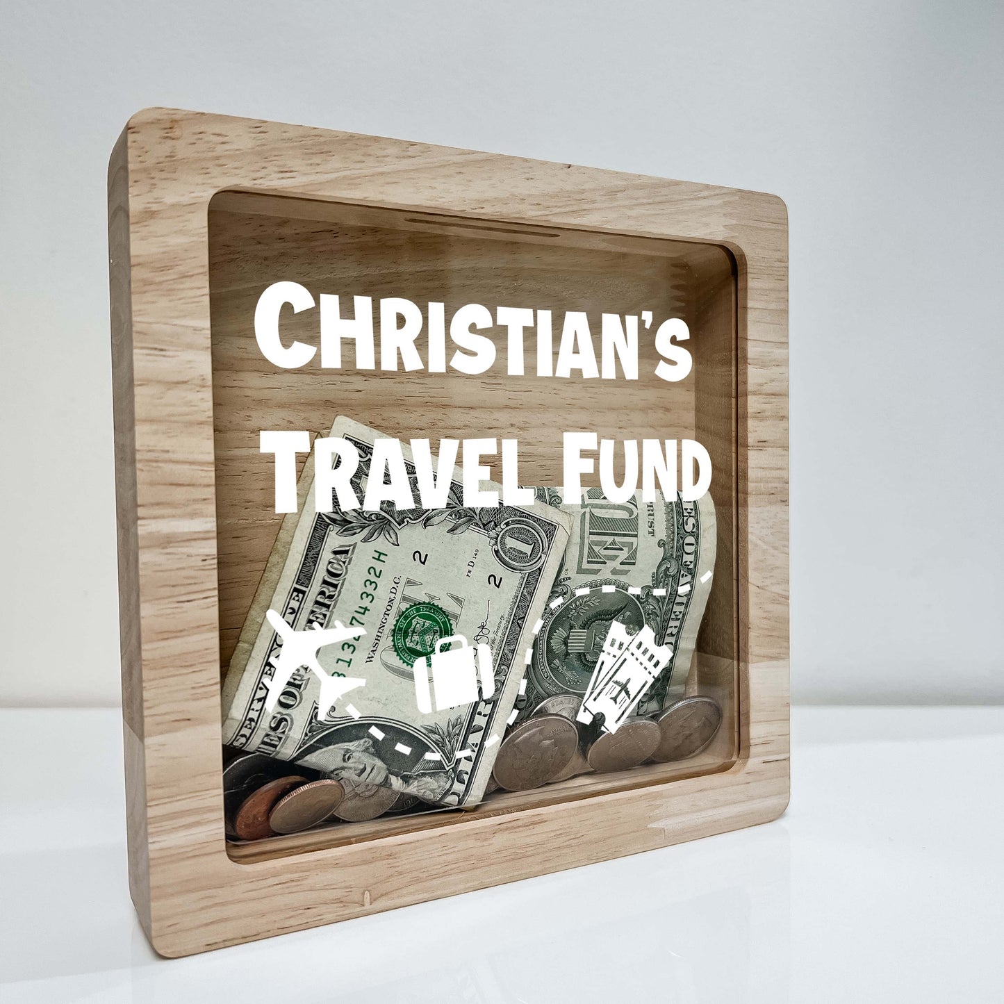 Personalized Travel Fund Savings Banks