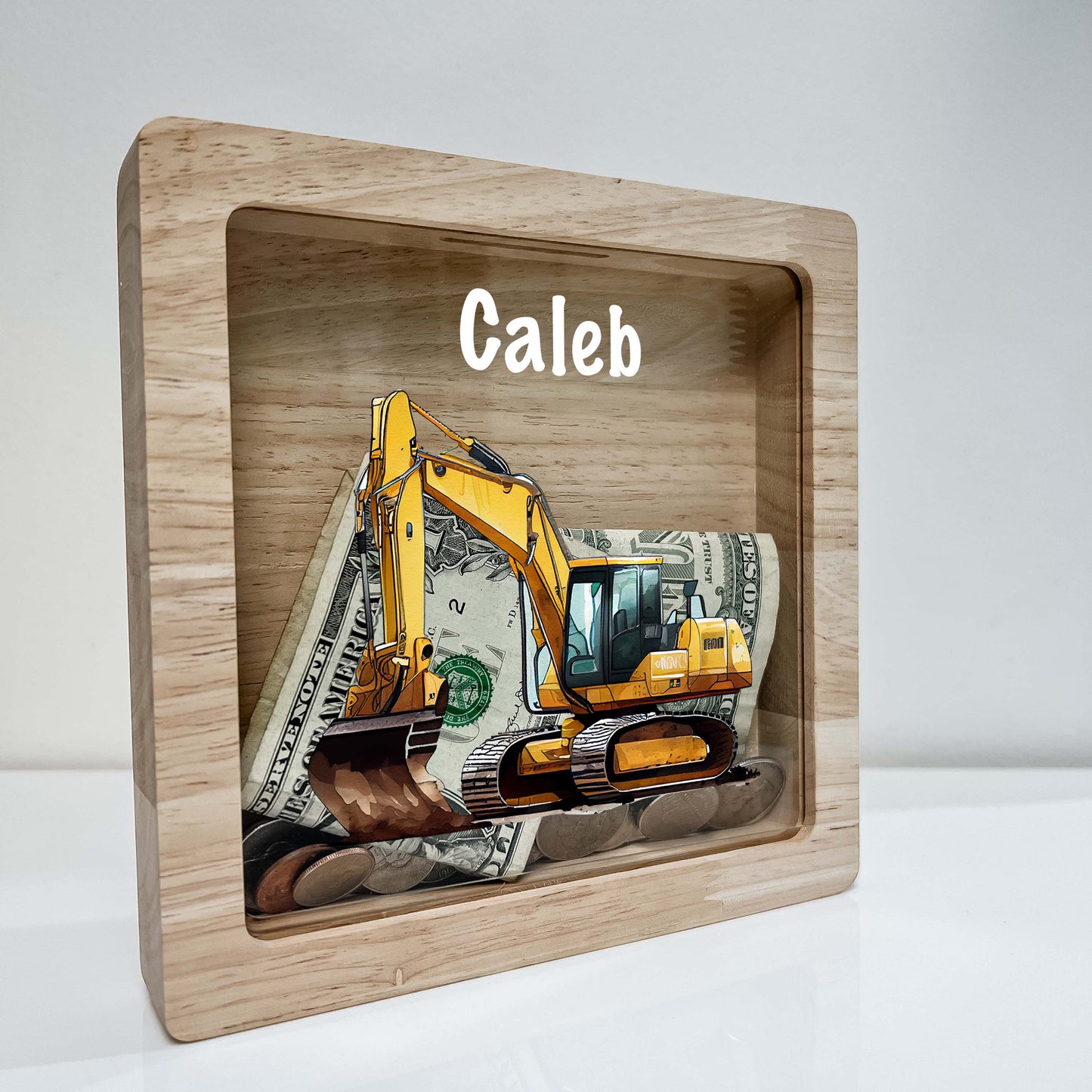 Personalized Excavator Savings Banks