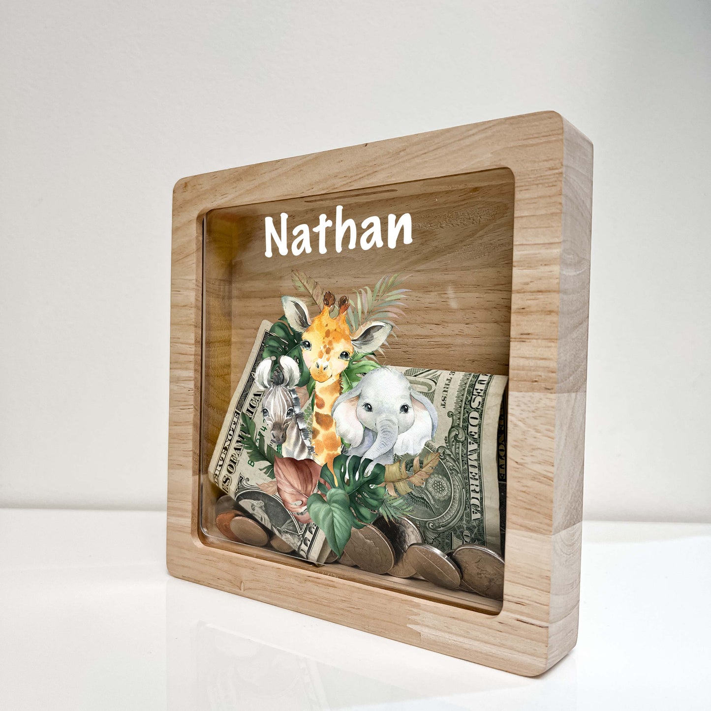 Personalized Baby Animals Savings Banks
