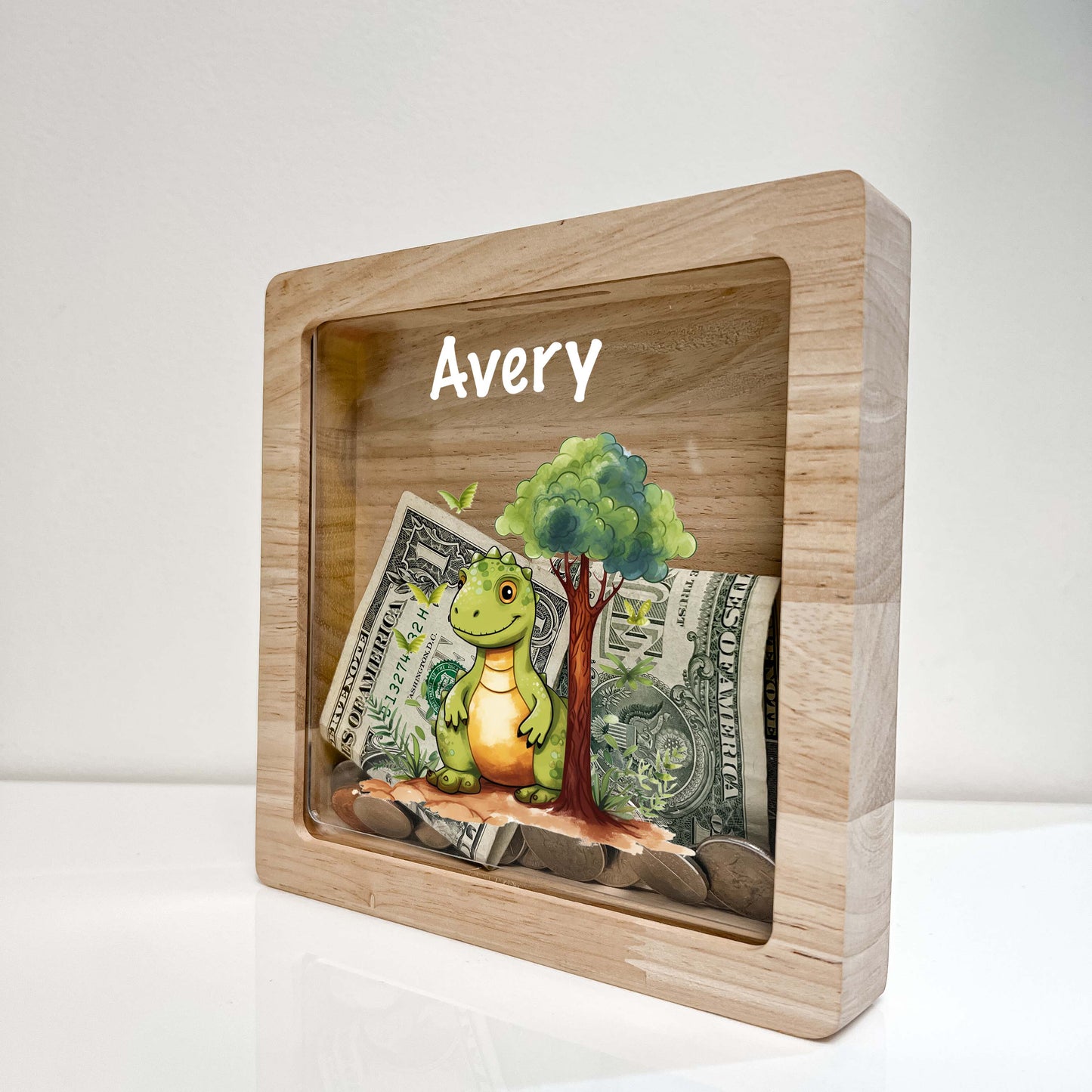 Personalized Dinosaur Savings Banks