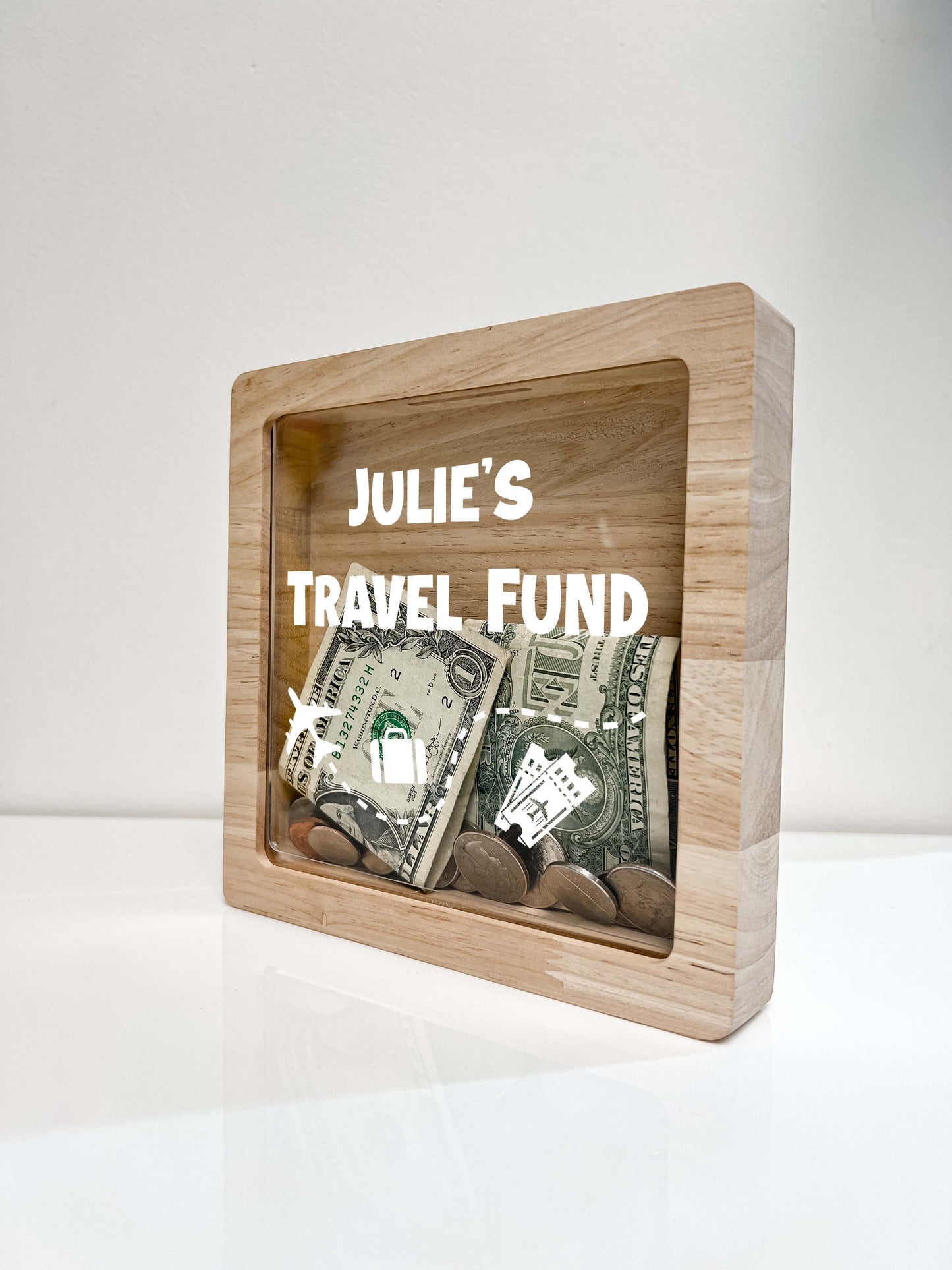 Personalized Travel Fund Savings Banks