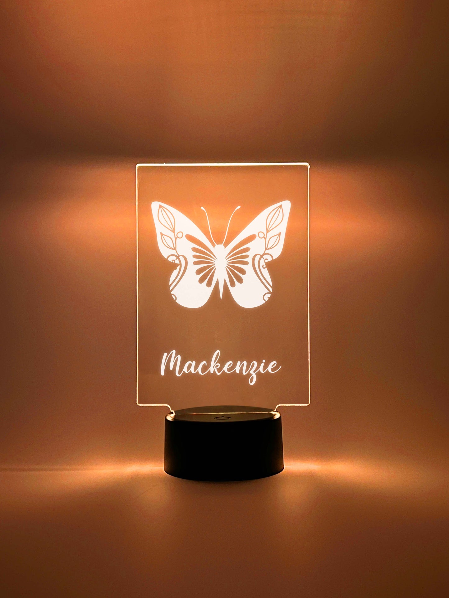 Custom Butterfly Design Night Light Up Table LED Lamp