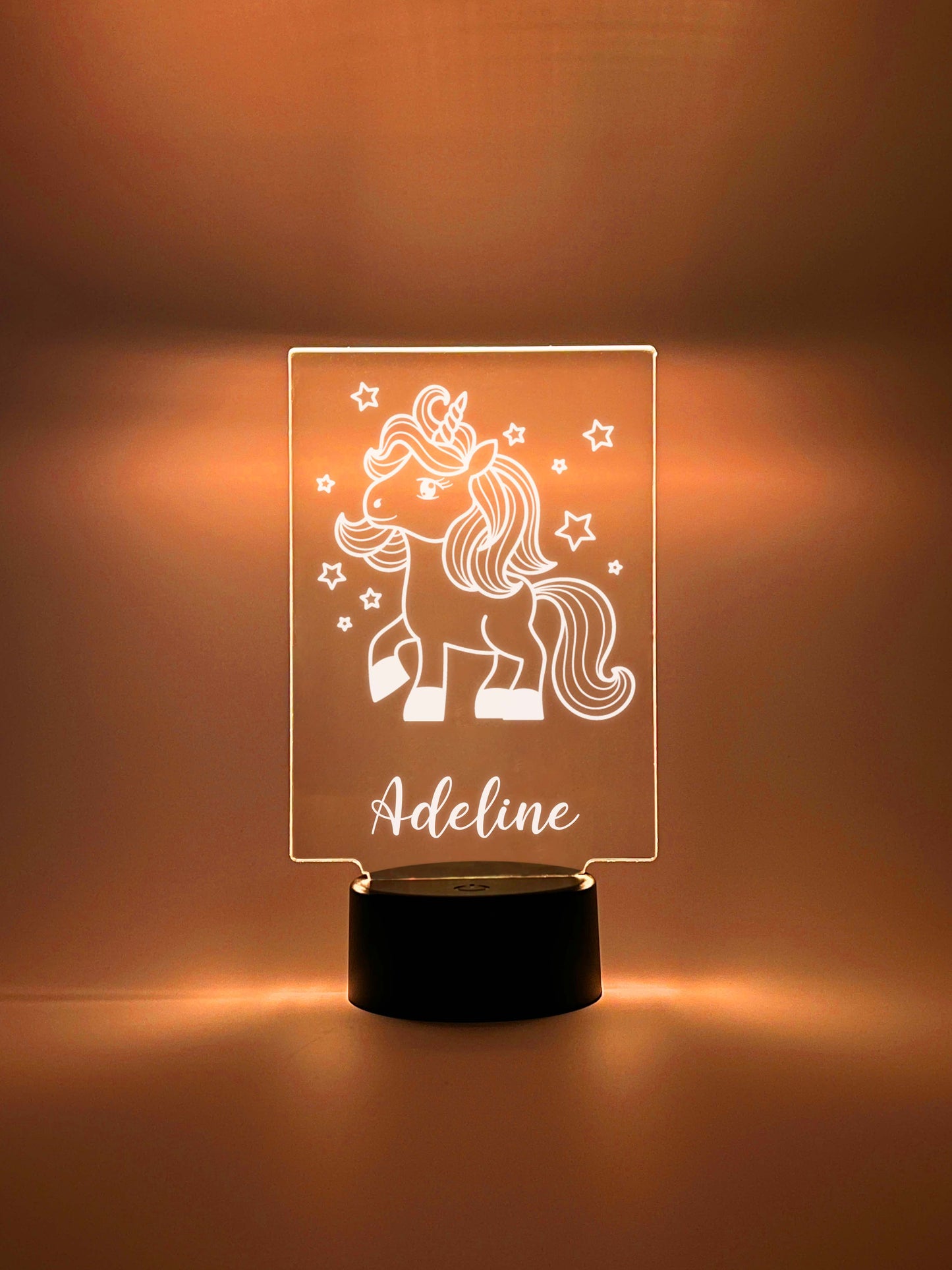 Custom Unicorn Design Night Light Up Table LED Lamp