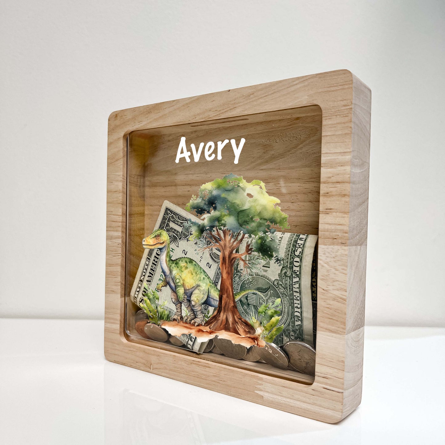 Personalized Dinosaur Savings Banks