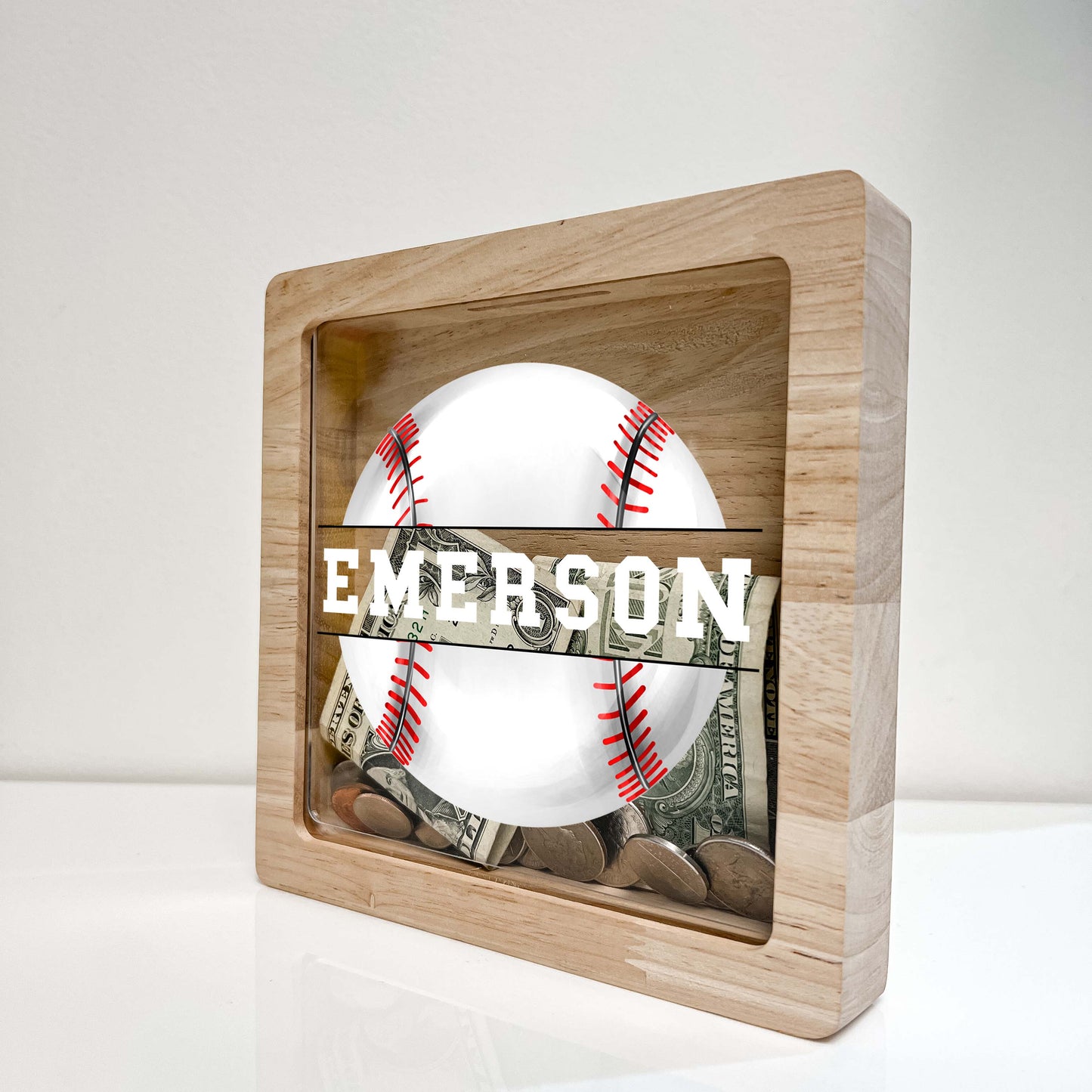 Personalized Baseball Savings Banks