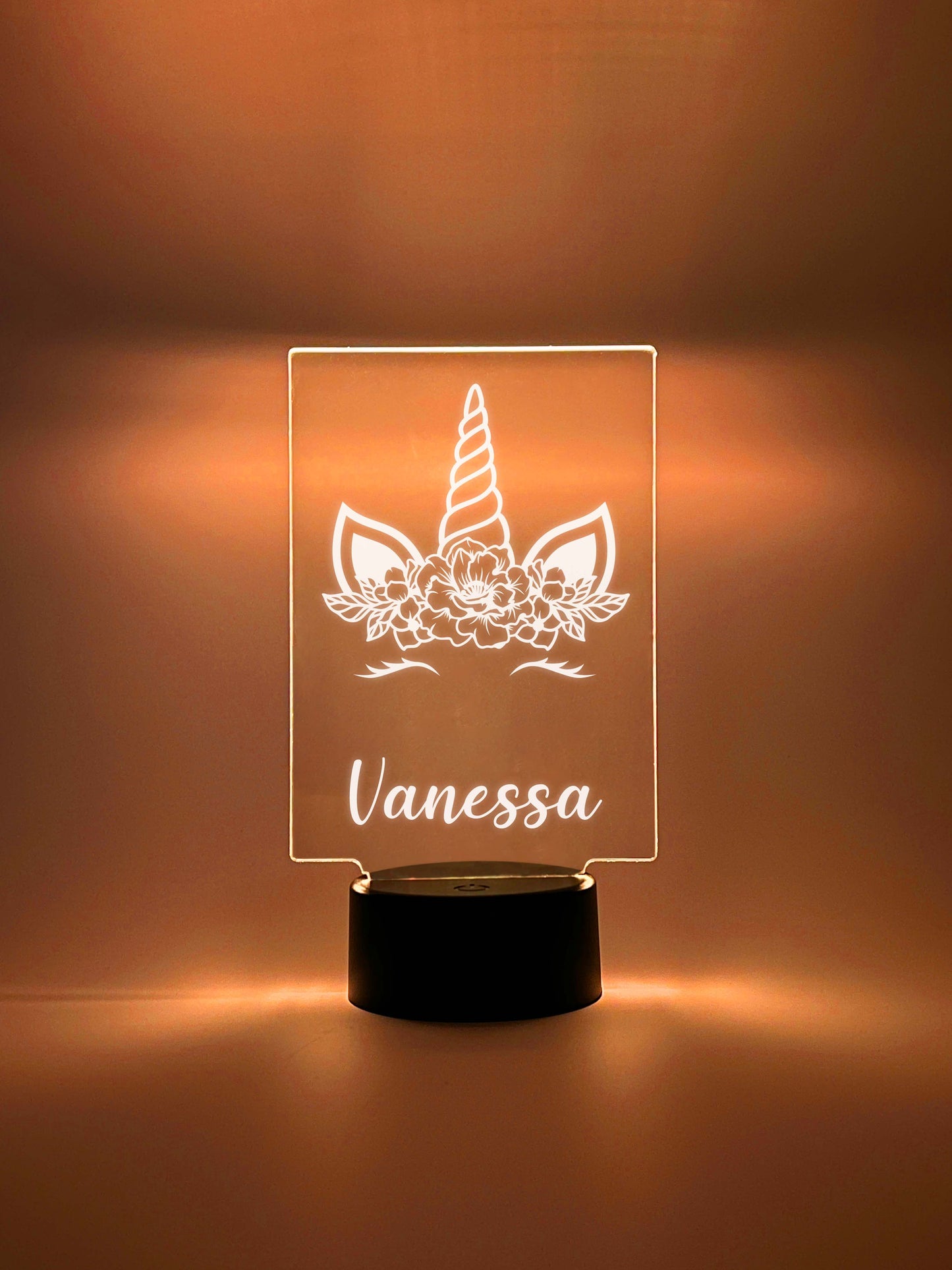 Custom Unicorn Design Night Light Up Table LED Lamp