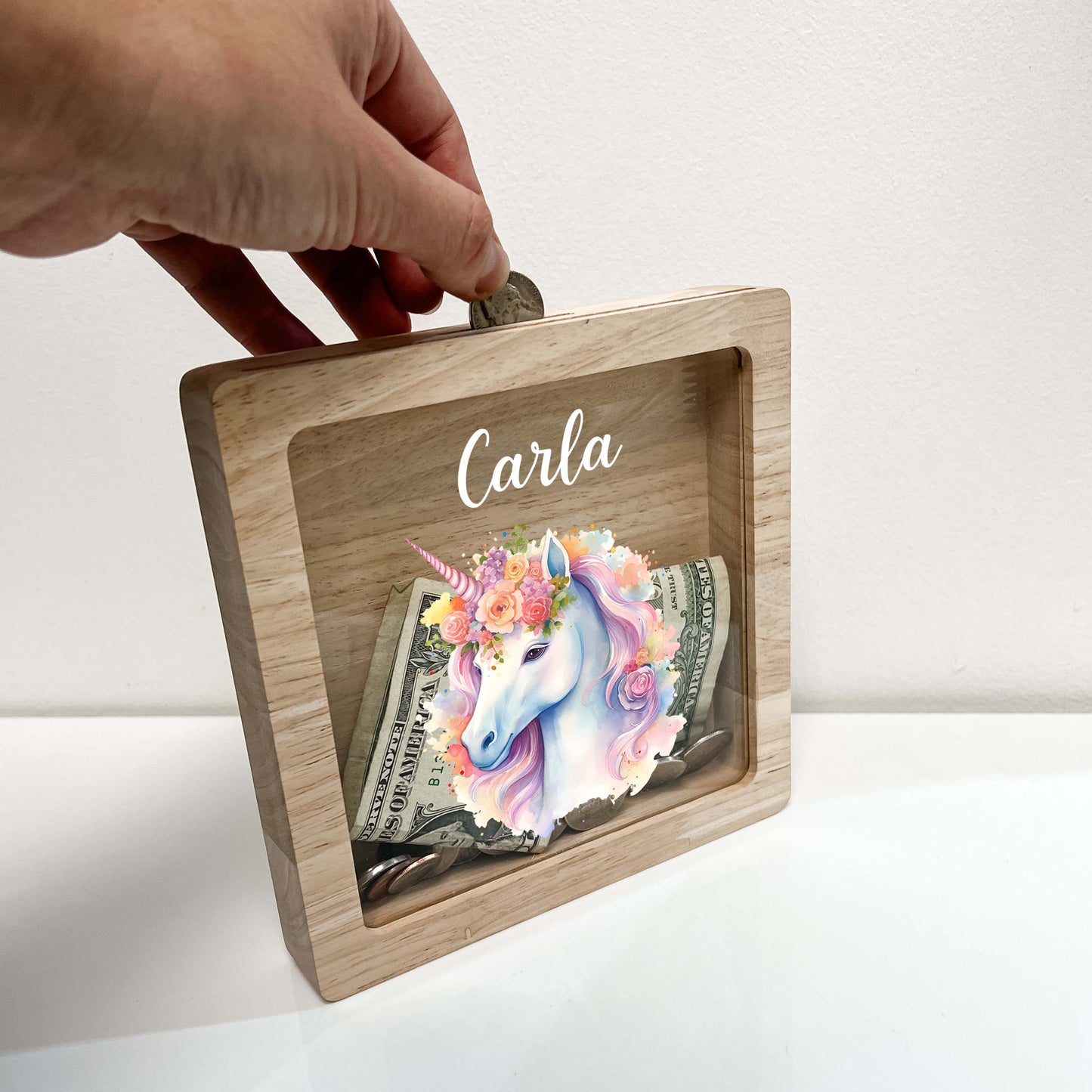 Personalized Magical Unicorn Savings Banks