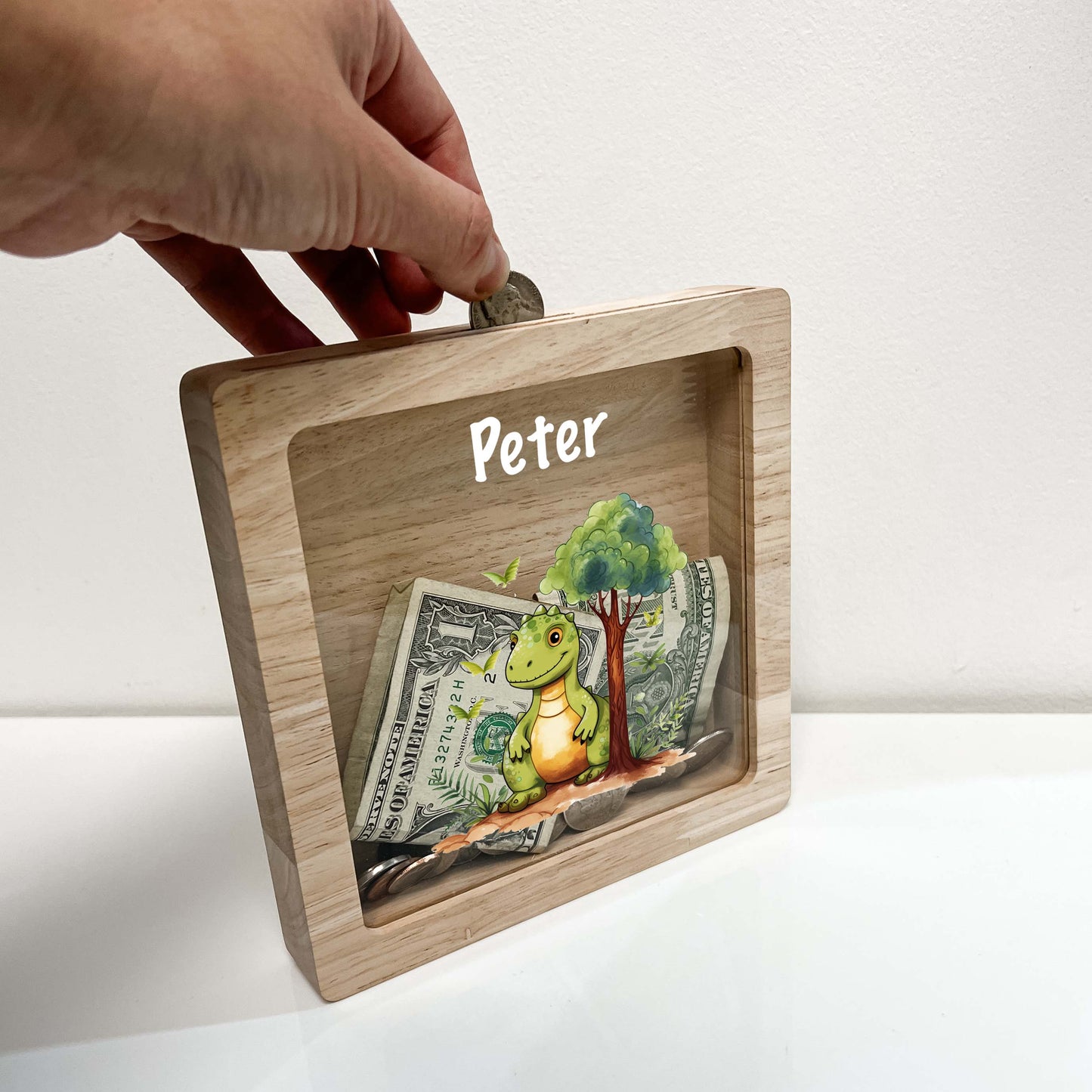 Personalized Dinosaur Savings Banks