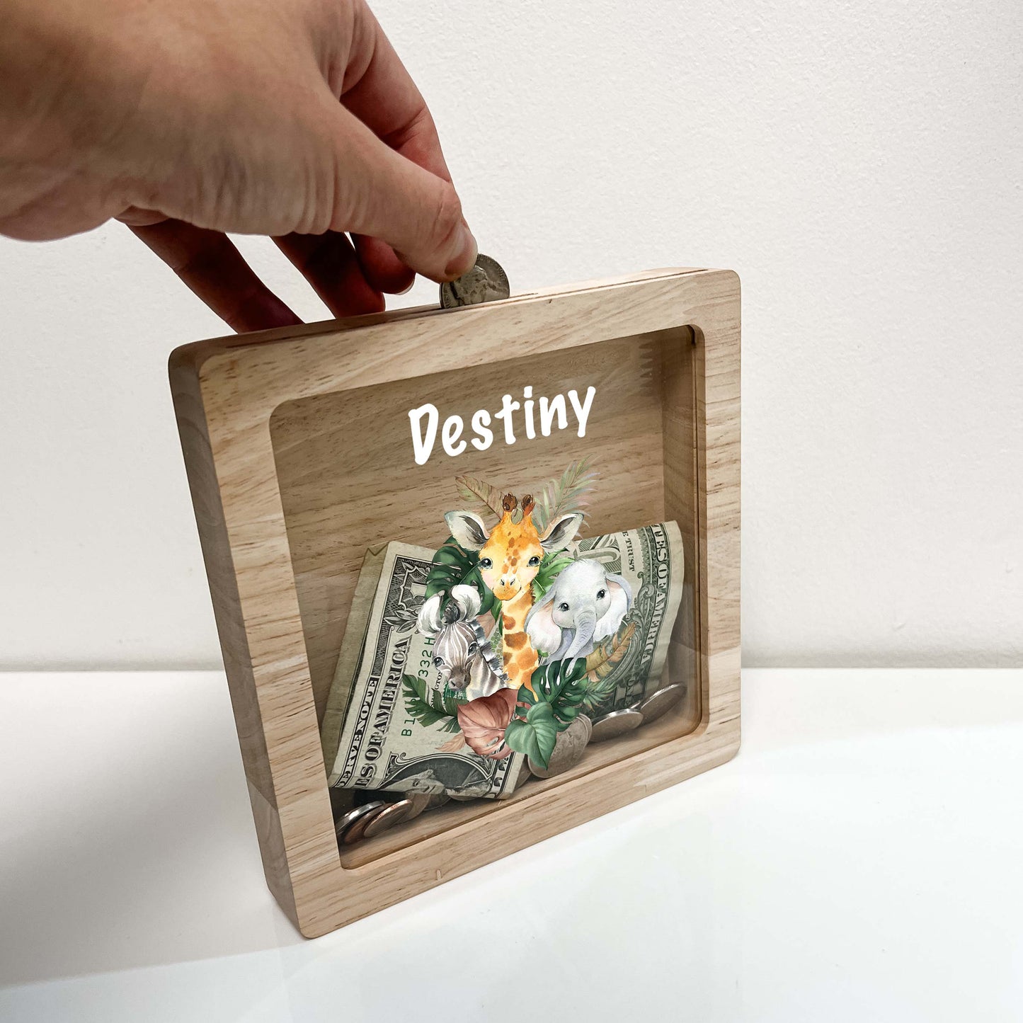 Personalized Baby Animals Savings Banks
