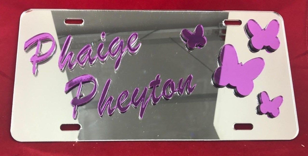 Mirror Custom License Vanity Plate