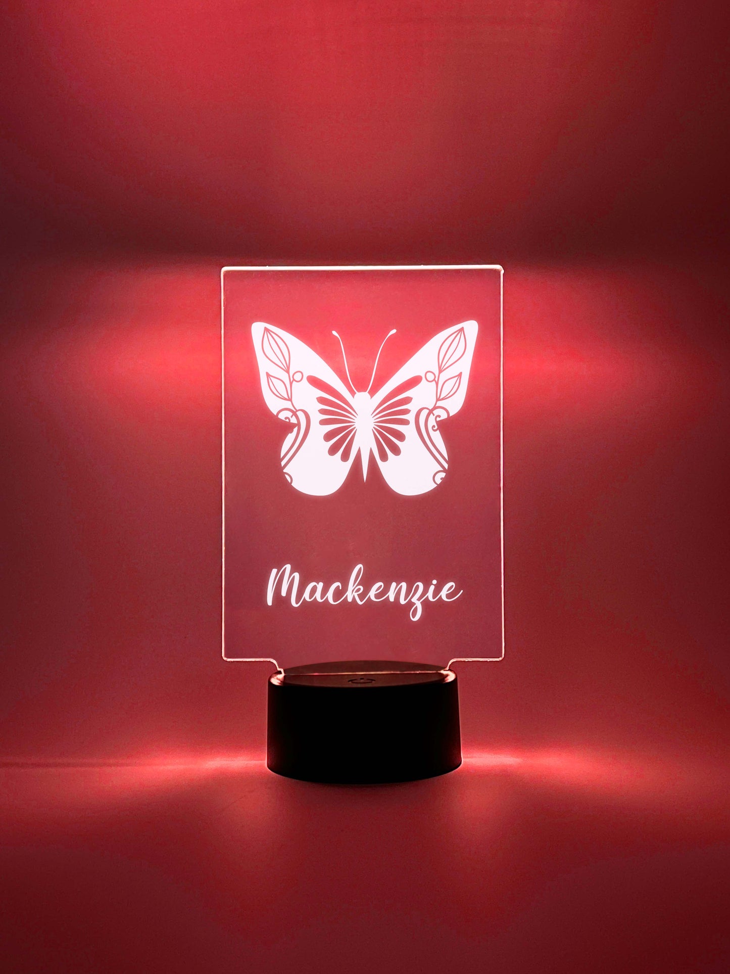 Custom Butterfly Design Night Light Up Table LED Lamp