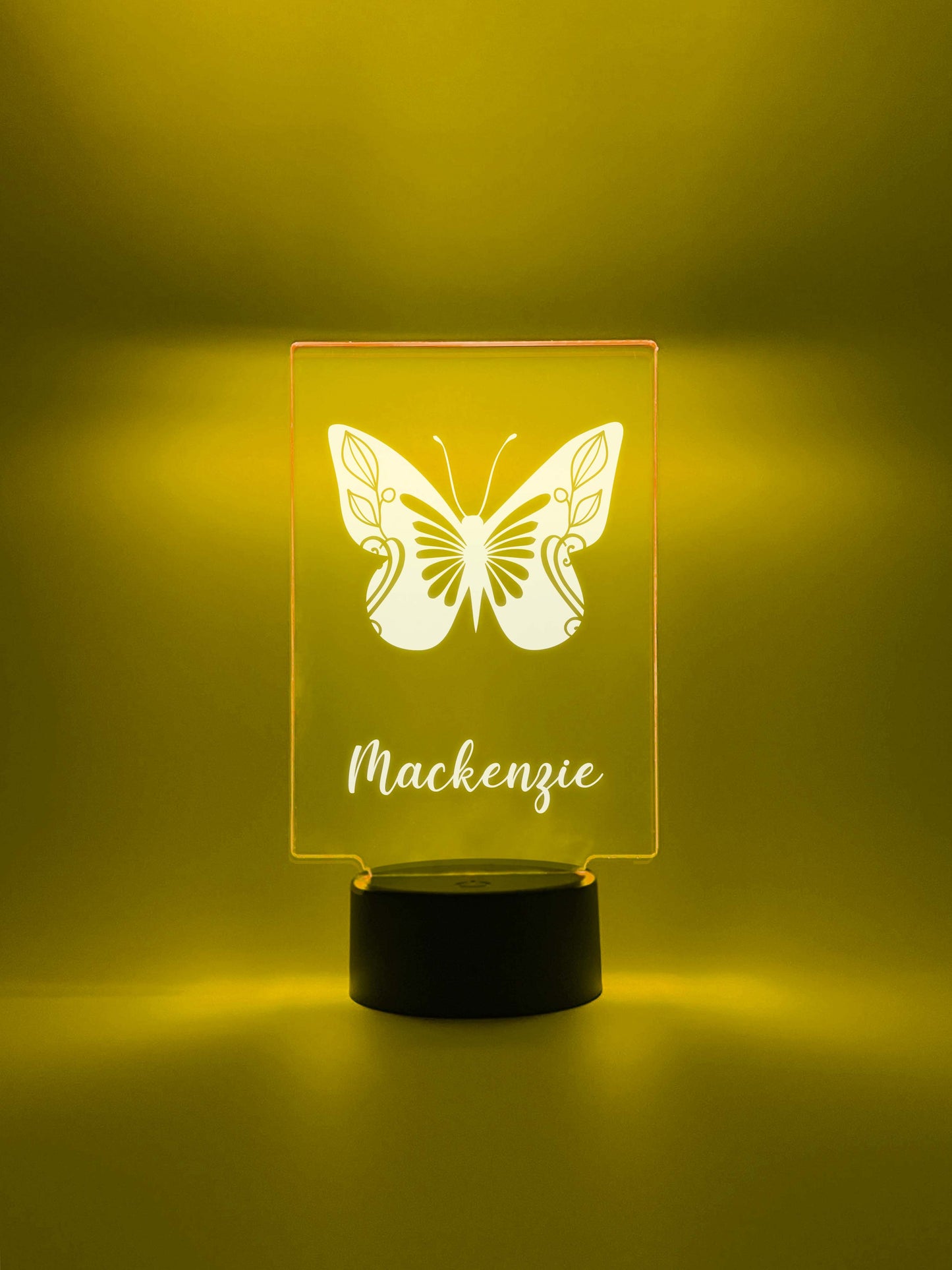 Custom Butterfly Design Night Light Up Table LED Lamp