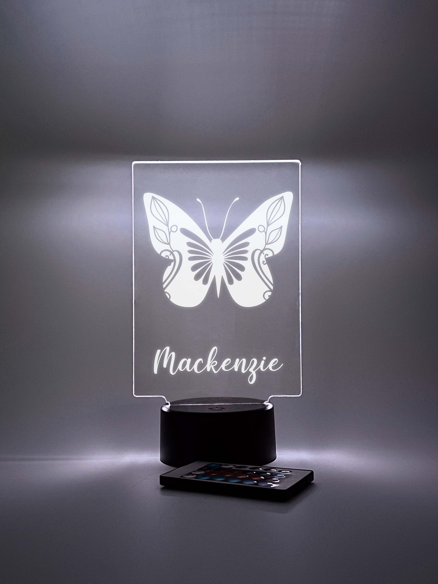 Custom Butterfly Design Night Light Up Table LED Lamp