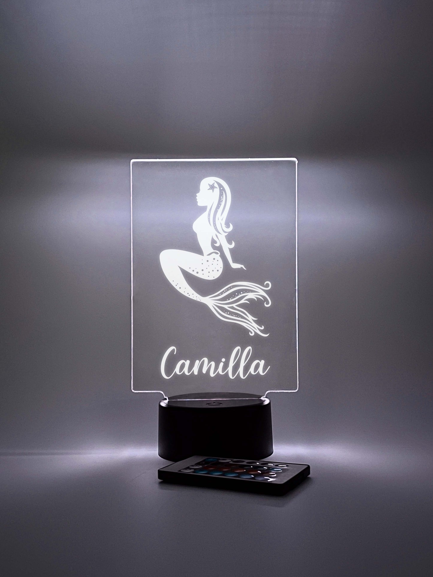 Custom Mermaid Design Night Light Up Table LED Lamp