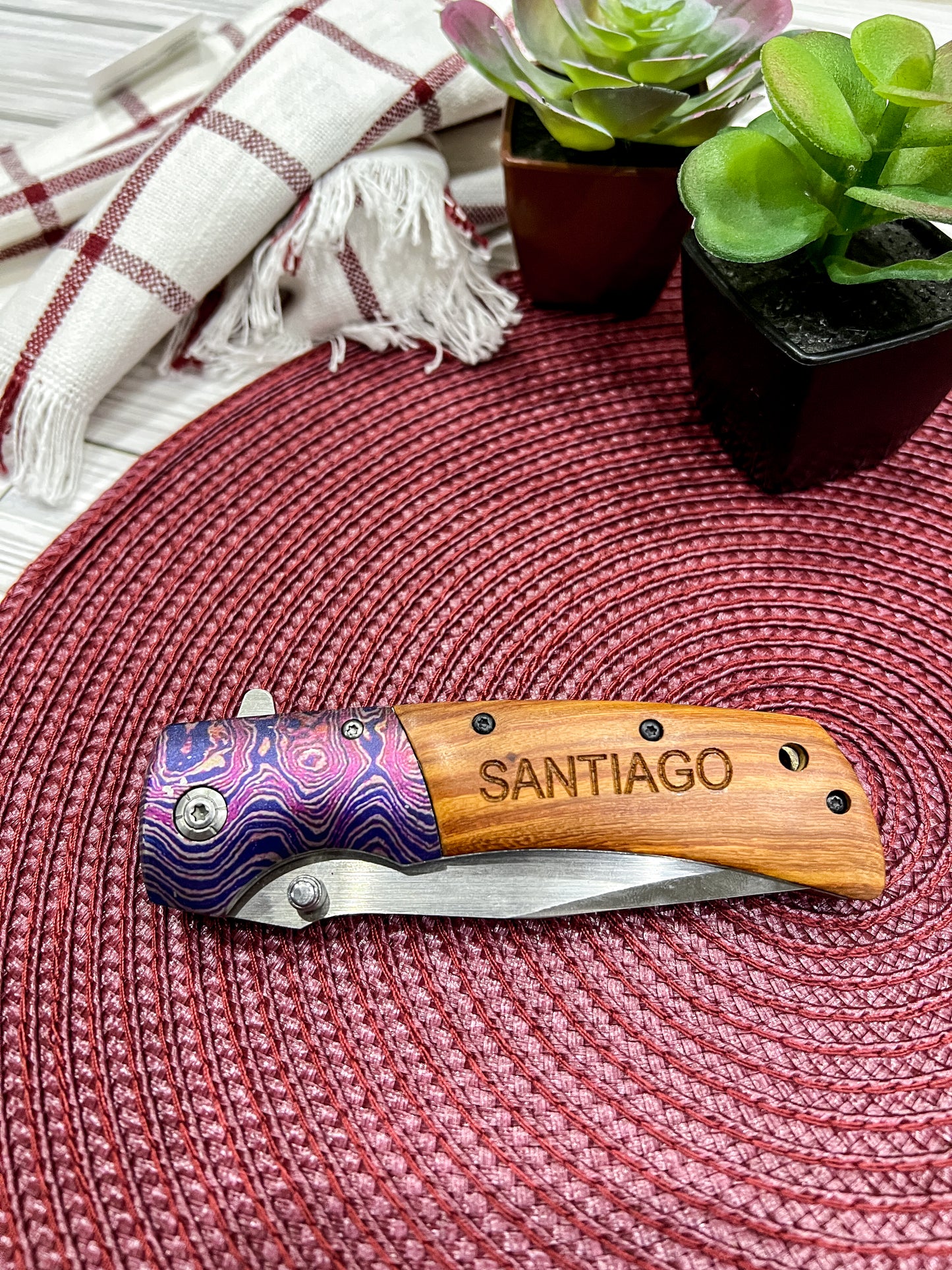 Personalized Custom Pocket Knife, Folding Knife
