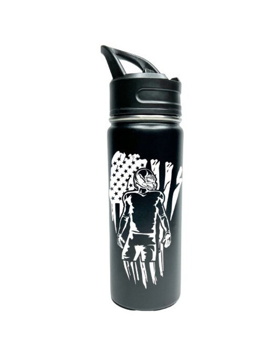 American Football Water Bottle 18/32 oz Stainless Steel Insulated Flasks