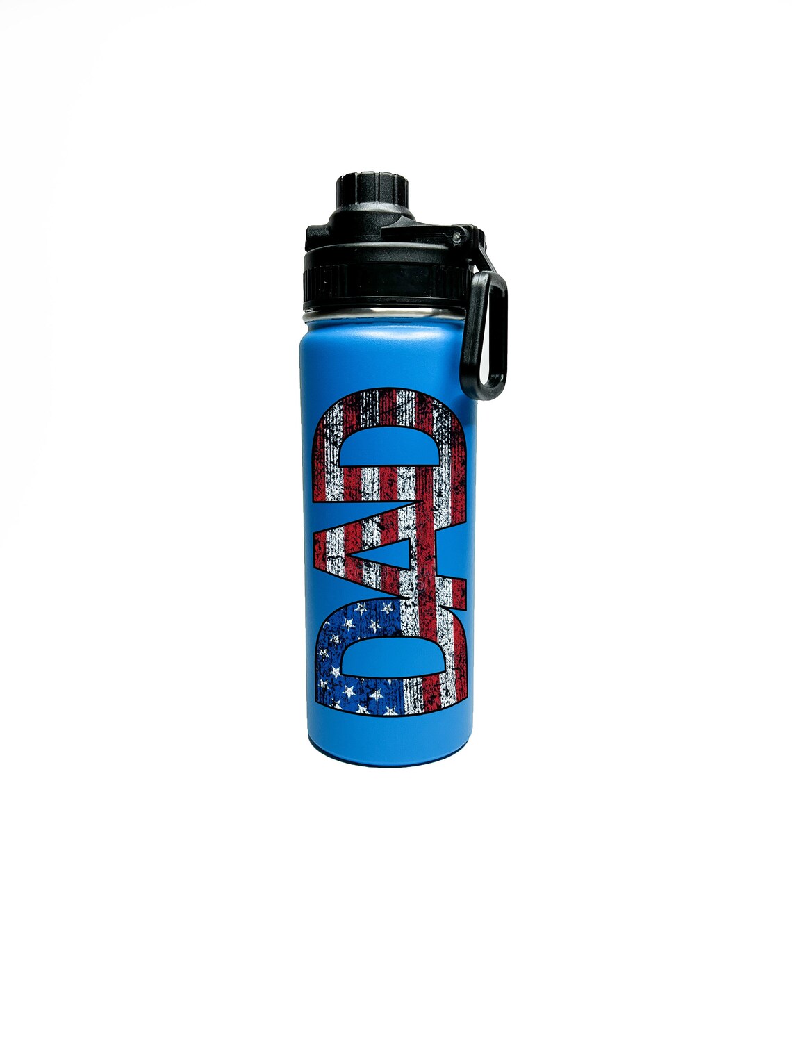American Flag DAD Sports Water Bottle 18/32 oz Stainless Steel Insulated Flasks