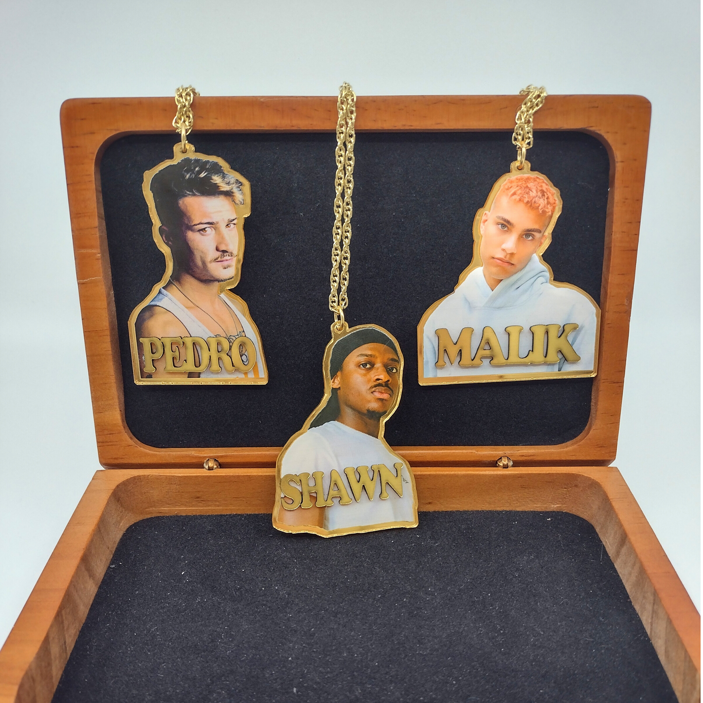 Custom UV Printed Photo Name Pendant