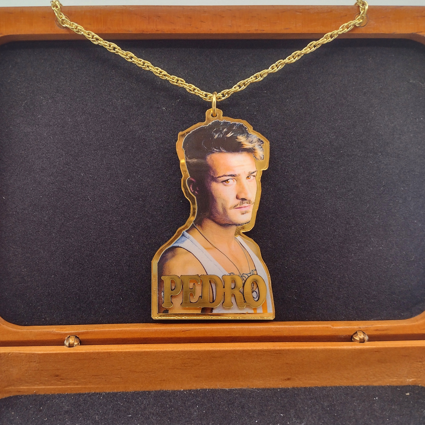 Custom UV Printed Photo Name Pendant