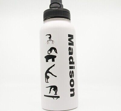 Personalized Insulated Sport Hydro Water Bottle Wide Mouth 32oz Photo & Engraved