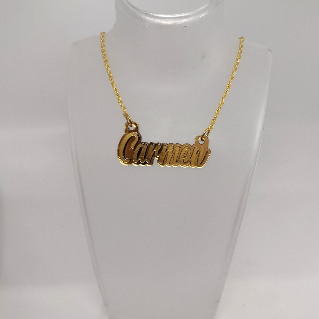 Custom Gold Name Necklace