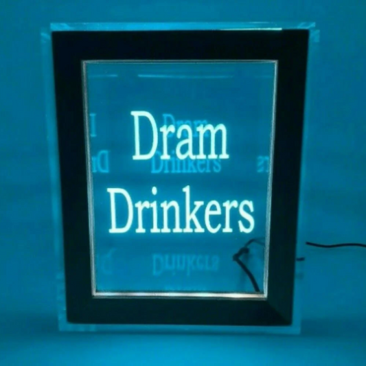 Tip Box Raffle Fund Raiser Donation Jar Fantastically Unique Eye Catching Personalized Engraved LED 16 Colors Changing 7"W x 8.5"H Container