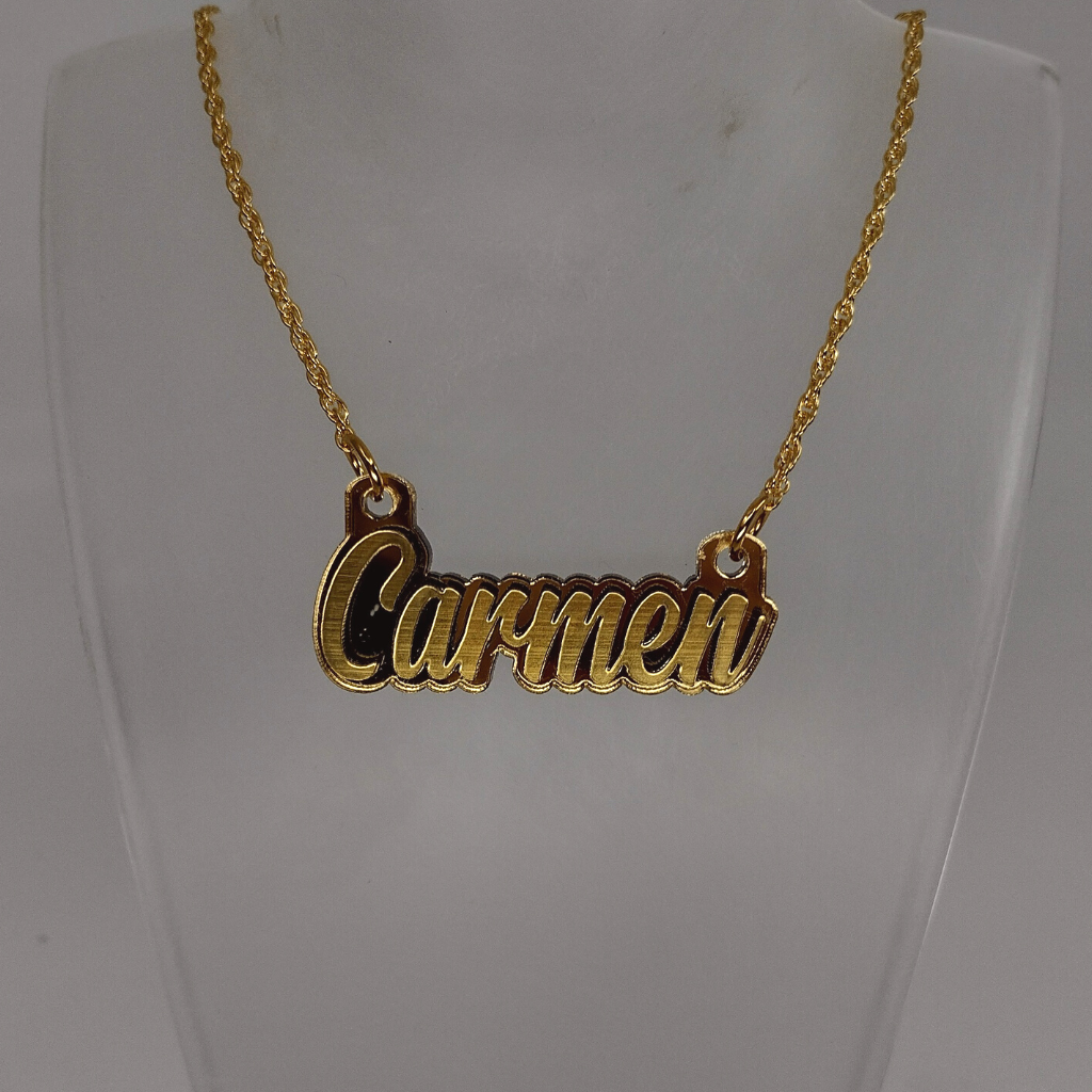 Custom Gold Name Necklace