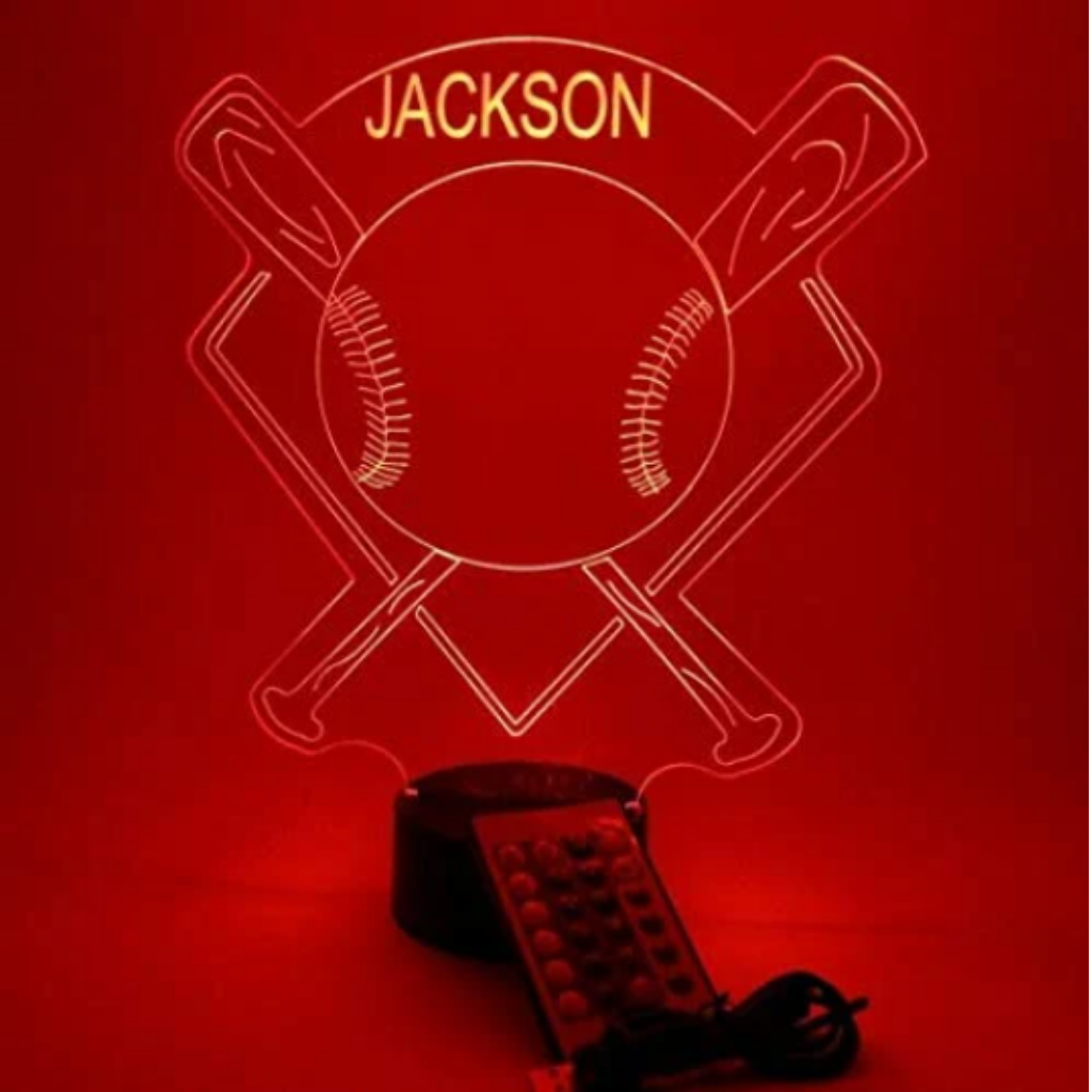 Baseball Stadium, Sports LED Tabletop Night Light Up Lamp, 16 Color options with Remote