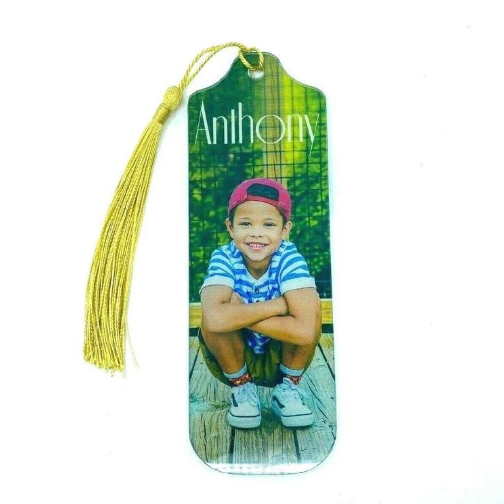 Custom Double-Sided Photo Acrylic Bookmark Personalized with Your Photo, UV Printed - A Gift That Entices Readers!