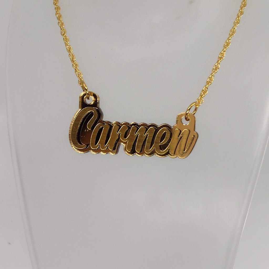 Custom Gold Name Necklace