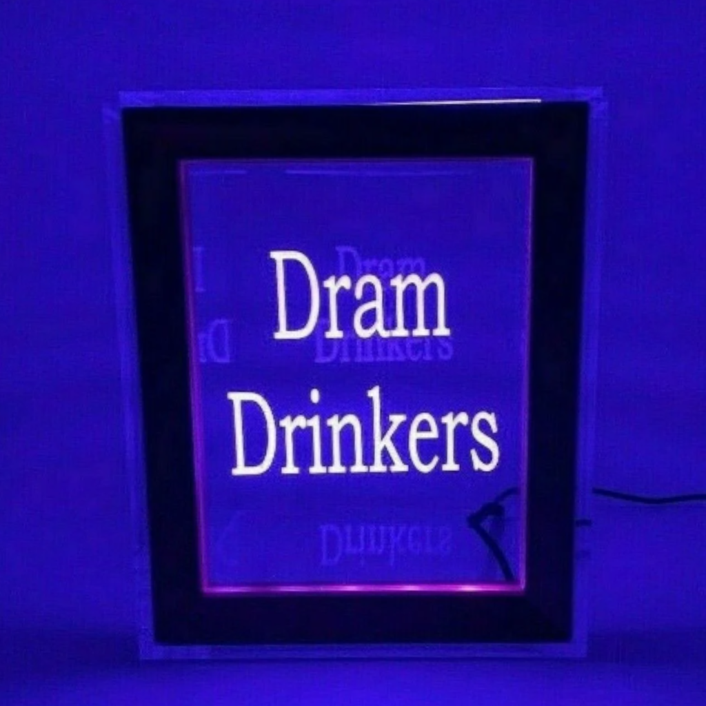 Tip Box Raffle Fund Raiser Donation Jar Fantastically Unique Eye Catching Personalized Engraved LED 16 Colors Changing 7"W x 8.5"H Container