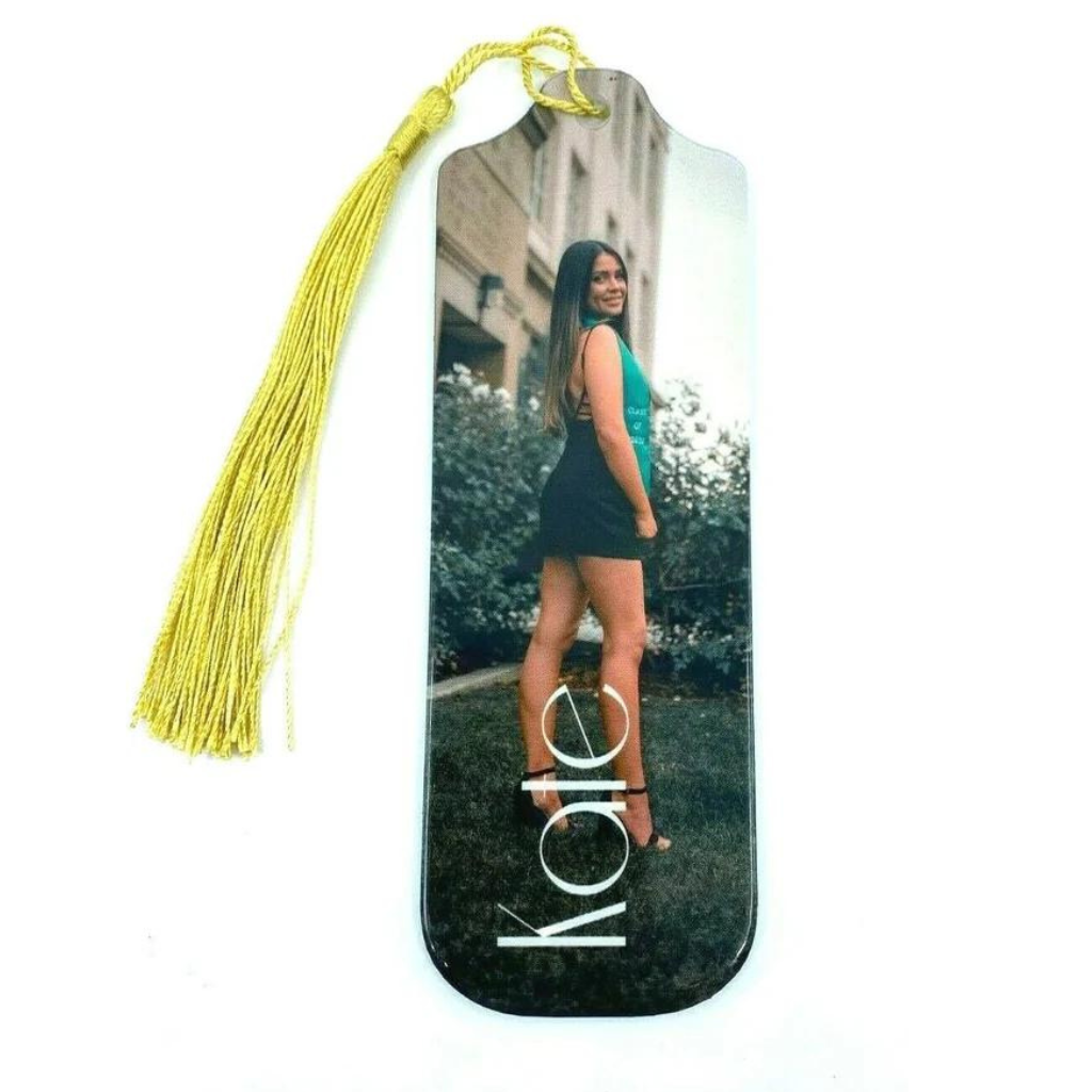 Custom Double-Sided Photo Acrylic Bookmark Personalized with Your Photo, UV Printed - A Gift That Entices Readers!