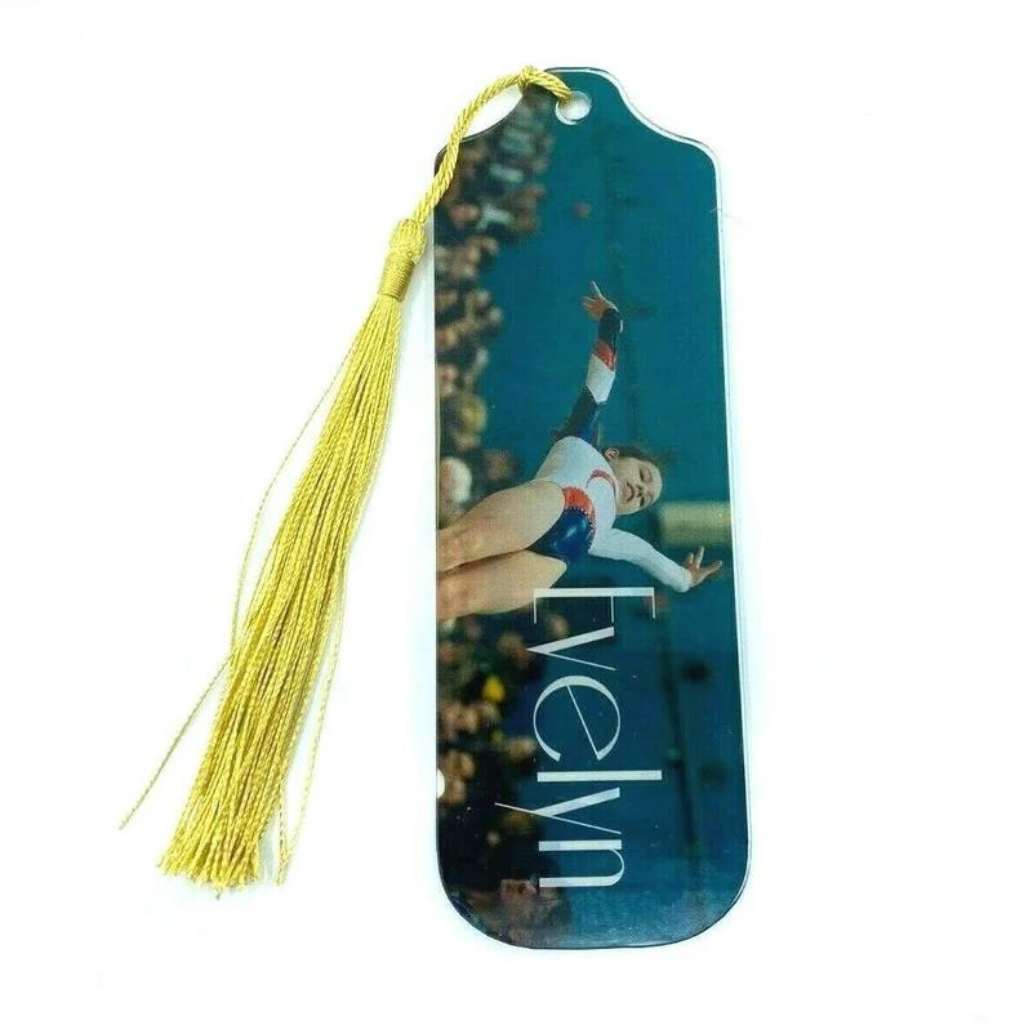 Custom Double-Sided Photo Acrylic Bookmark Personalized with Your Photo, UV Printed - A Gift That Entices Readers!
