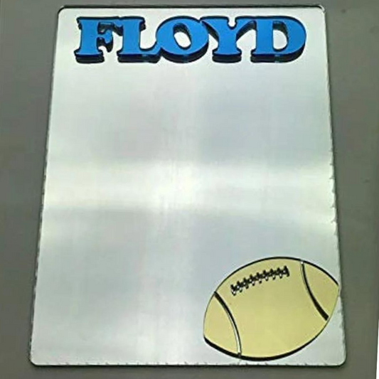 Football Locker Mirror Magnet, Personalized Back to School Magnetic Sports Locker or Refrigerator Magnet Decor